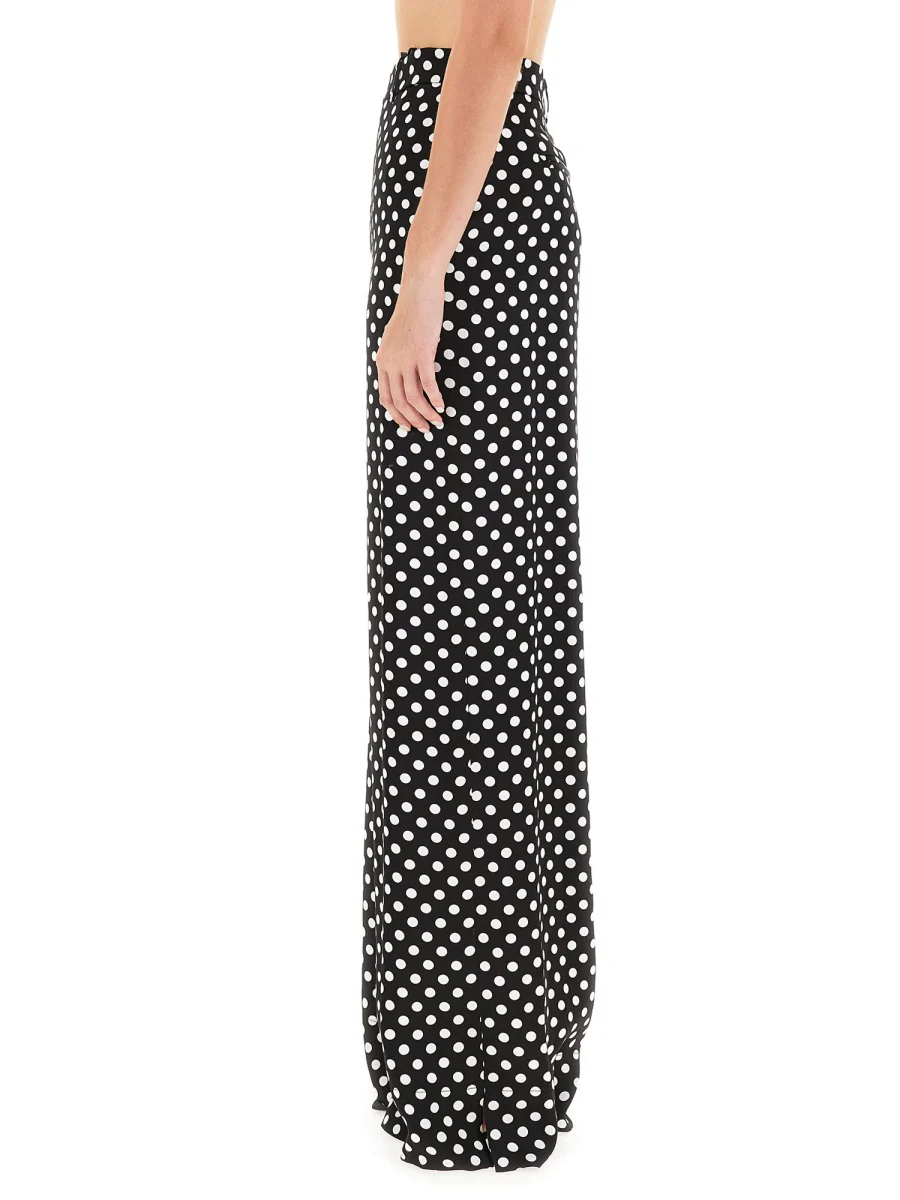SAINT LAURENT Large Pants in Satin - Image 4