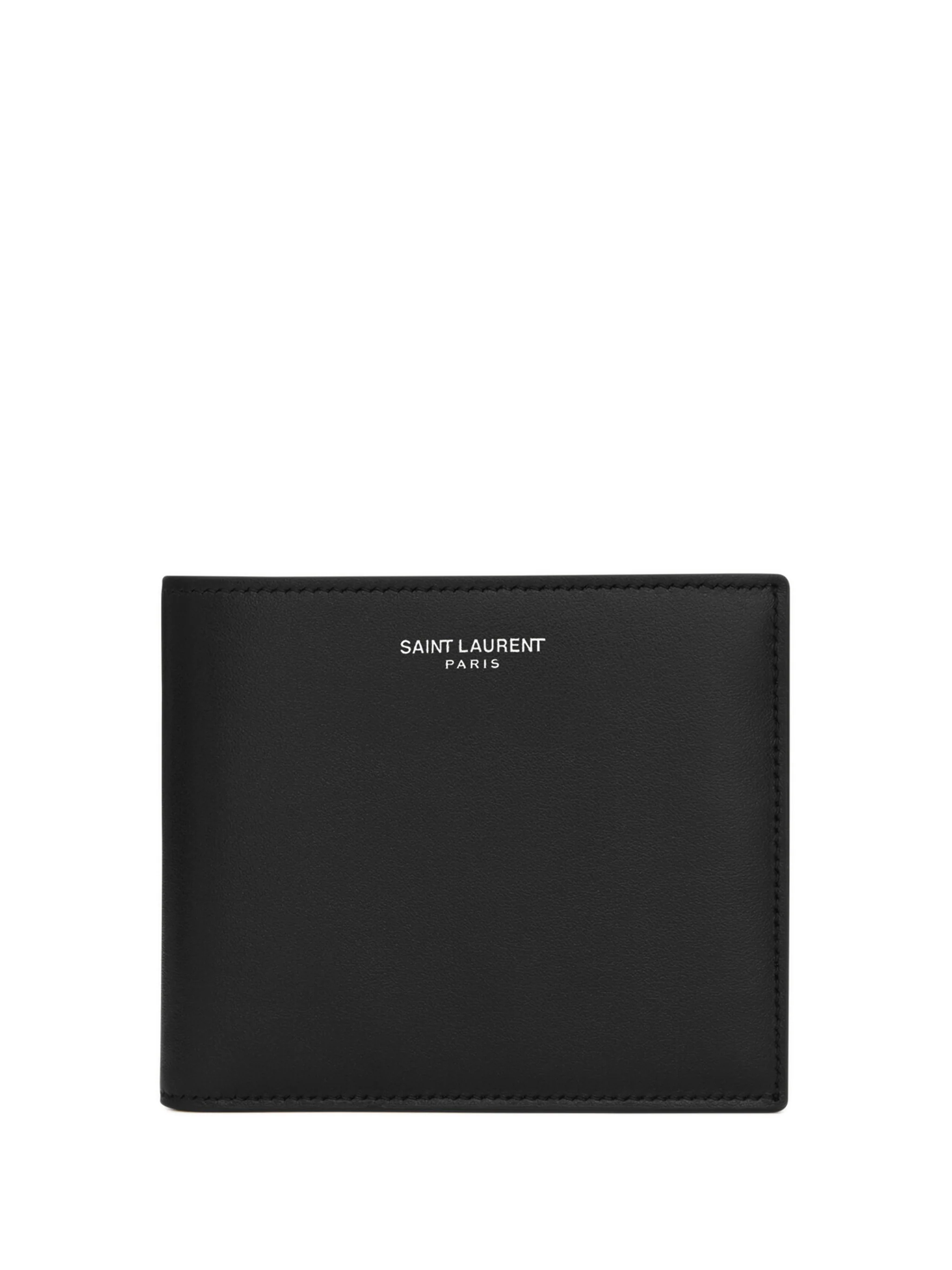 Saint Laurent Leather Wallet with Multiple Compartments for Men - Image 2