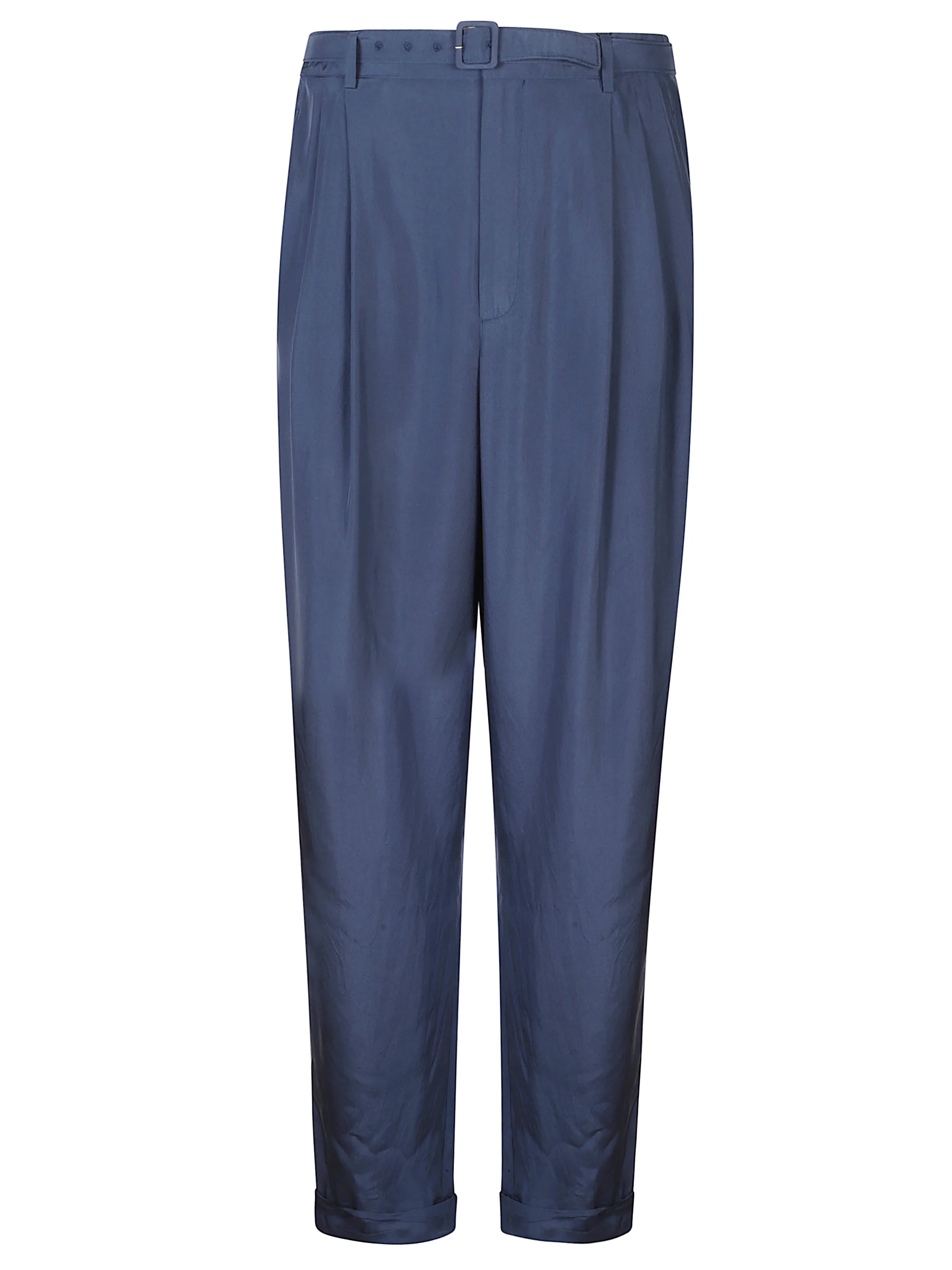 Saint Laurent Luxury Silk Trousers for Men - Image 2