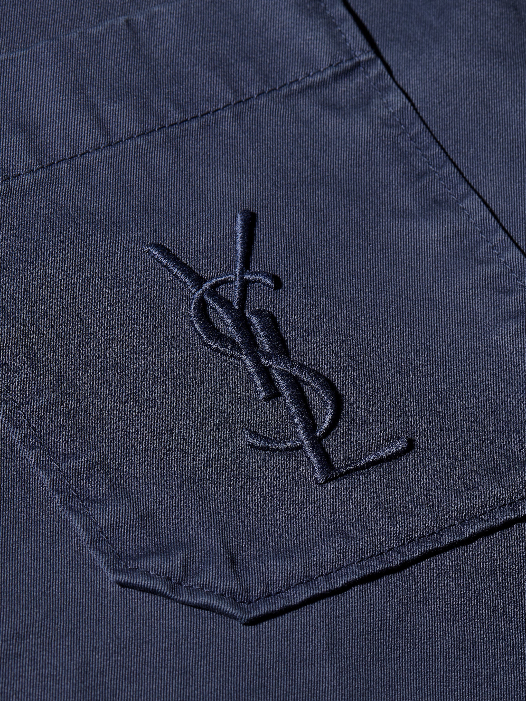 Saint Laurent Men's Cotton Lined Button-Up Jacket - Size L - Image 5
