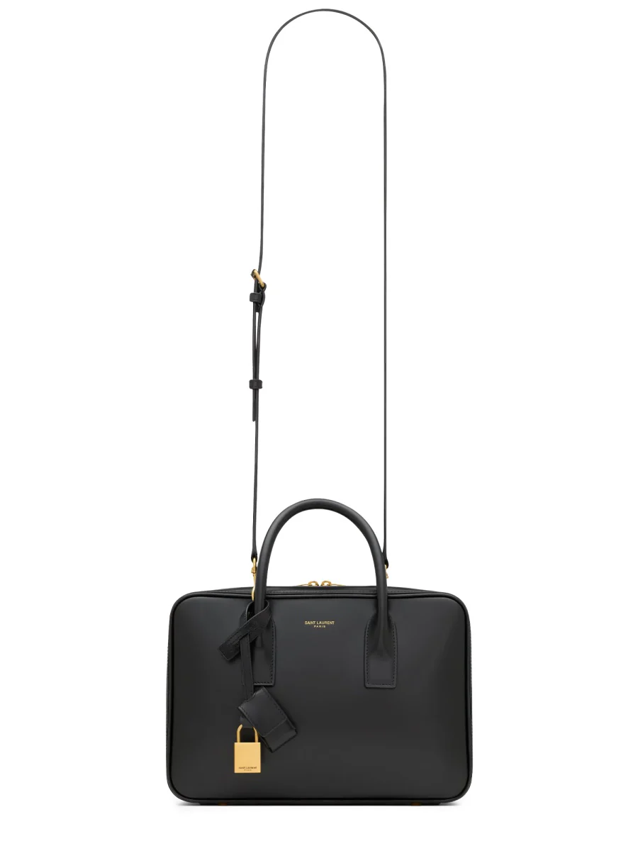 Saint Laurent Mini Leather Handbag - Image 3