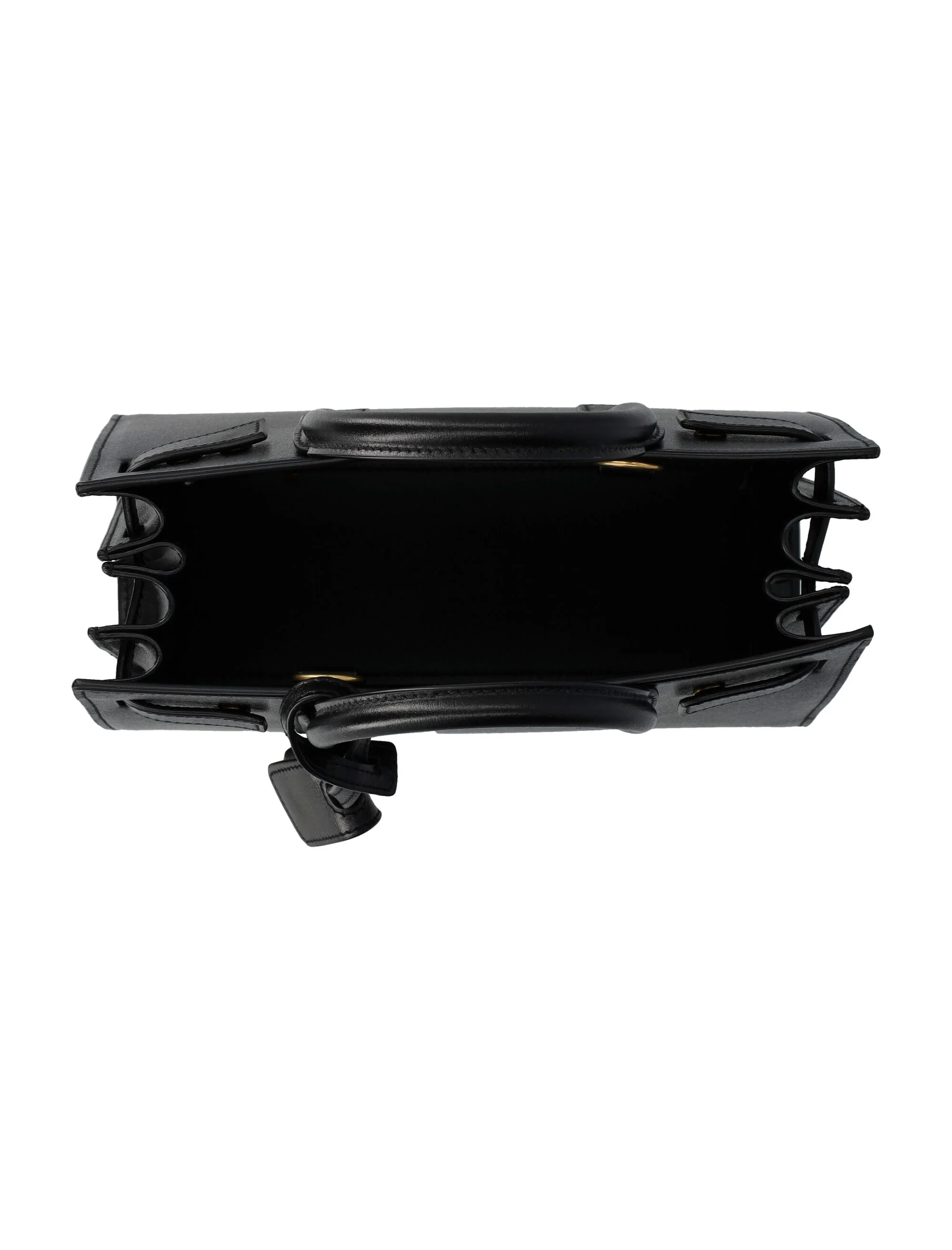 Saint Laurent Mini Structured Leather Bag - Image 5