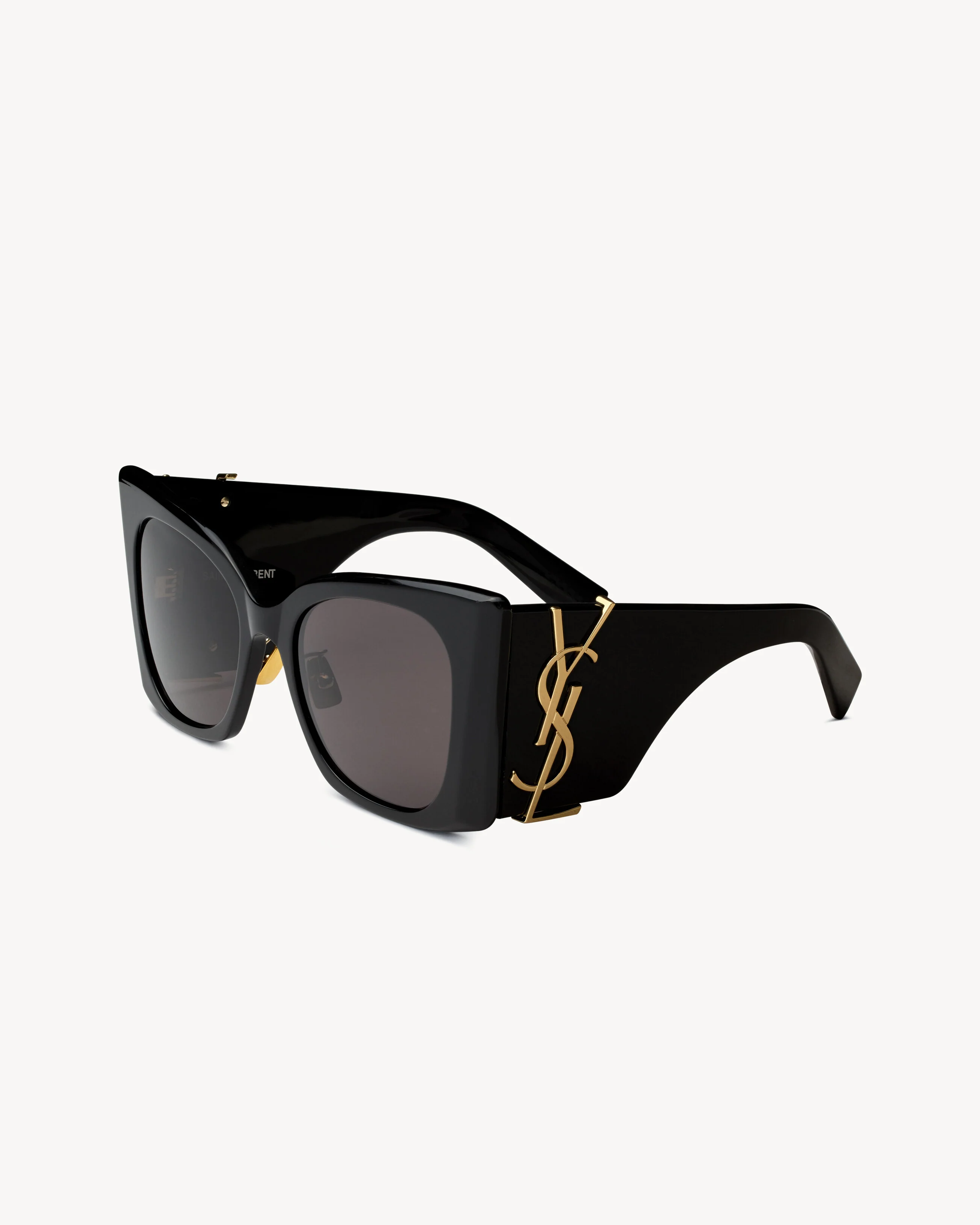Saint Laurent Oversized Cat-Eye Sunglasses with 53 mm Lens - Image 2
