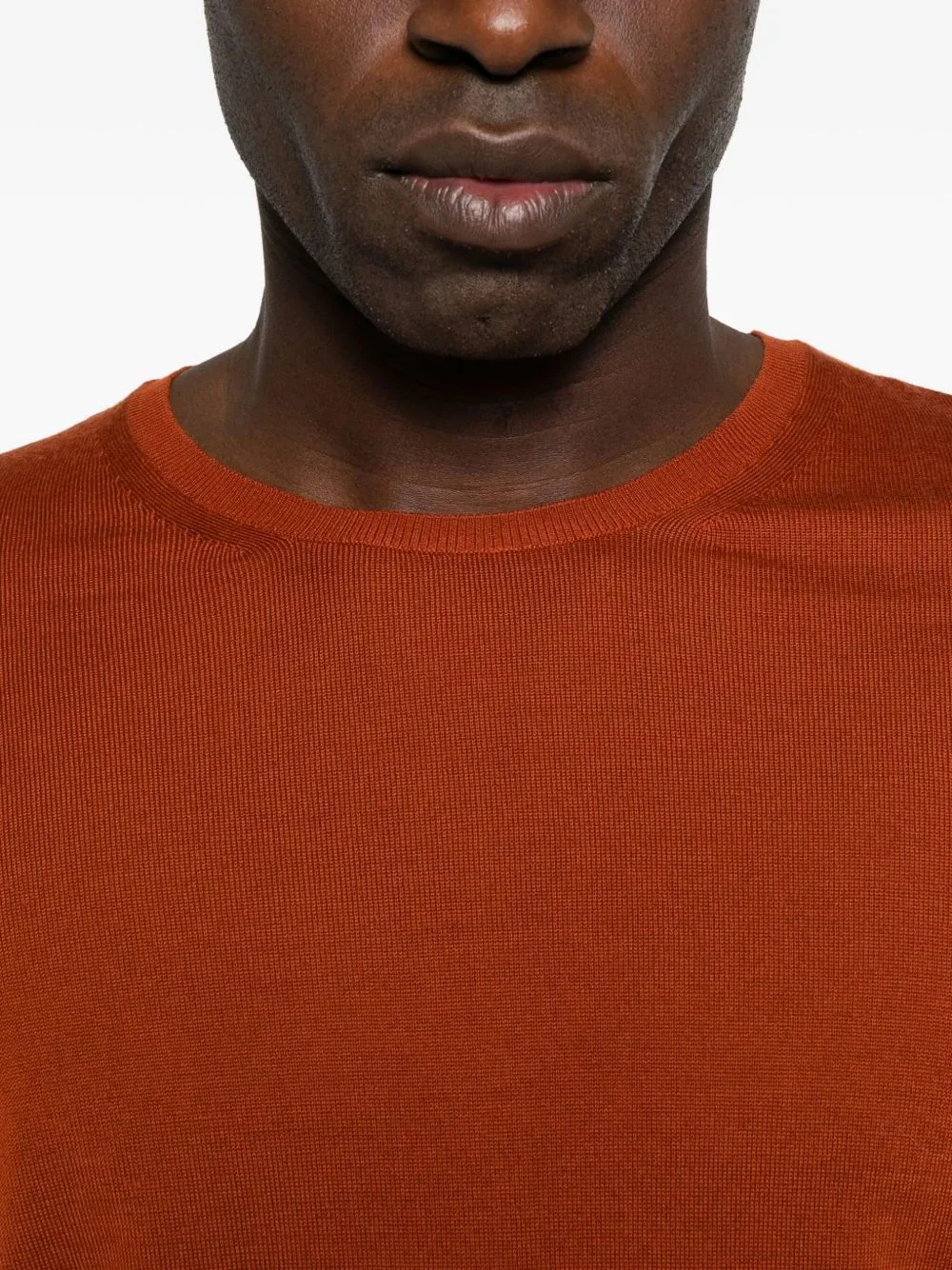 Saint Laurent Ribbed Trim Wool Sweater for Men - Image 5