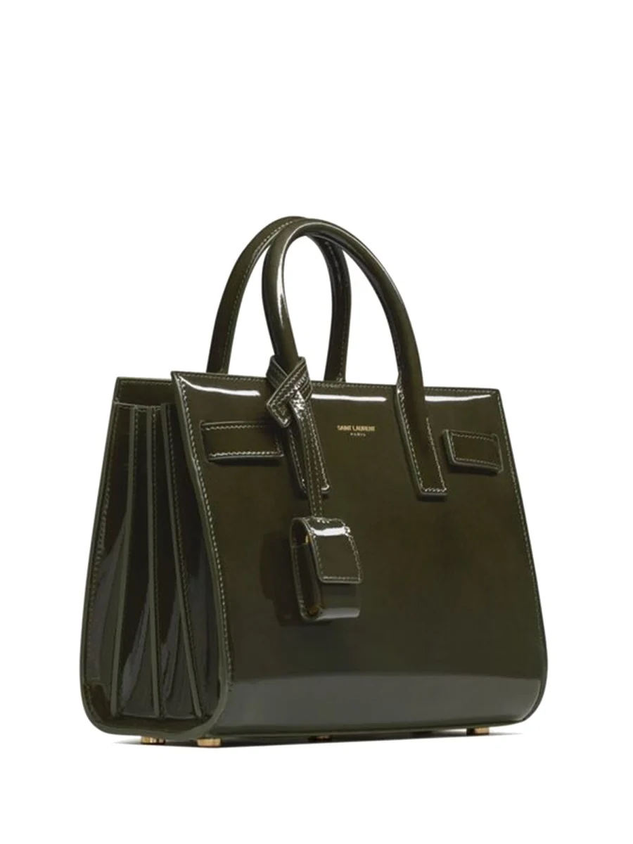 SAINT LAURENT Sac de Jour Nano Leather Tote Bag - Image 4
