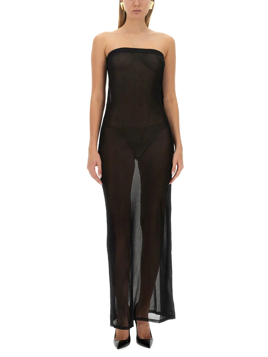 SAINT LAURENT Strapless Minidress - Image 2