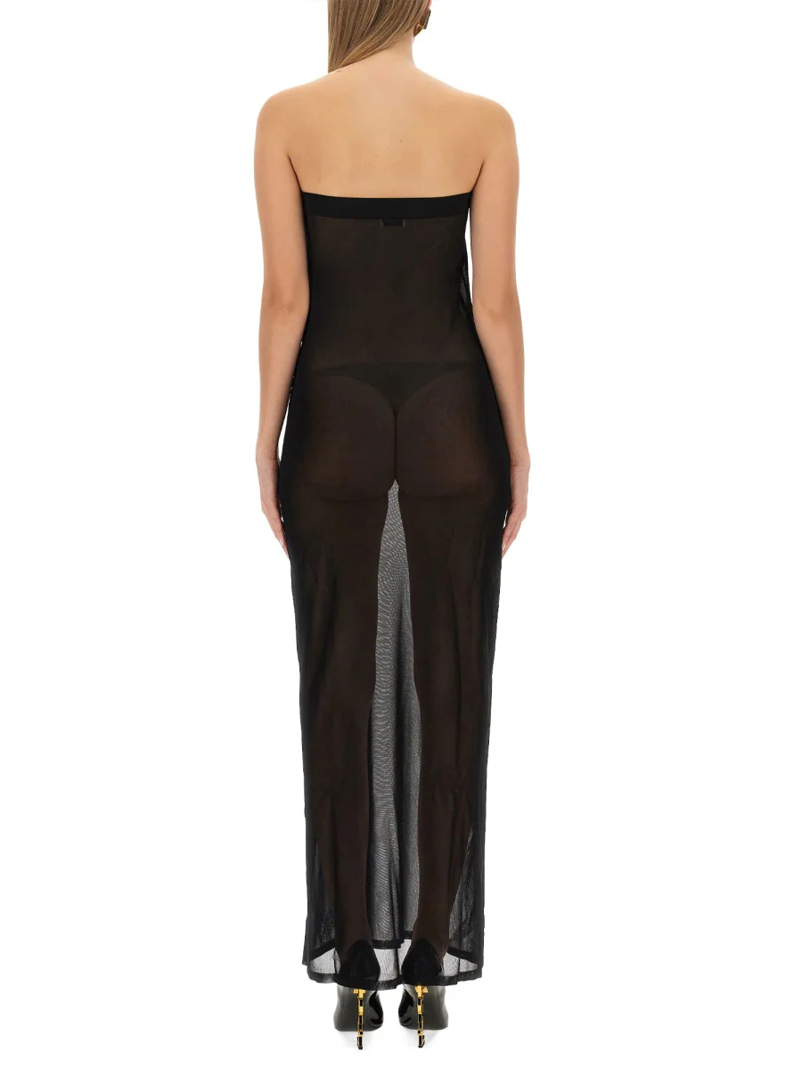 SAINT LAURENT Strapless Minidress - Image 3