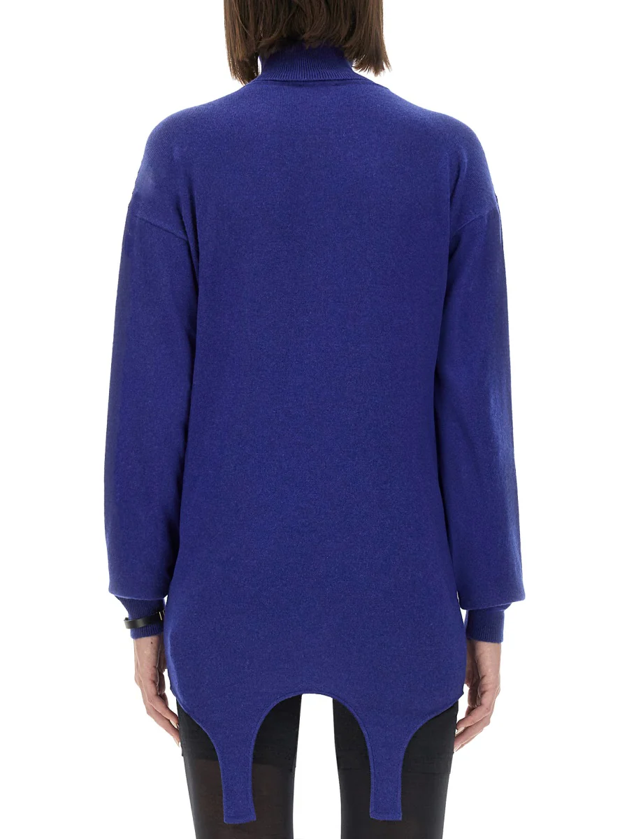 SAINT LAURENT TURTLENECK GARTER SWEATER in CASHMERE - Image 3