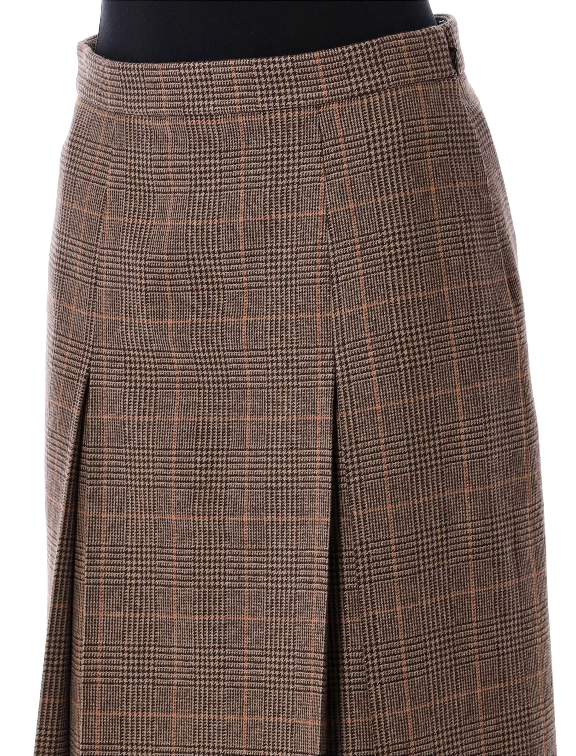 Saint Laurent Wool and Cashmere Midi Skirt Size 36 - Image 3