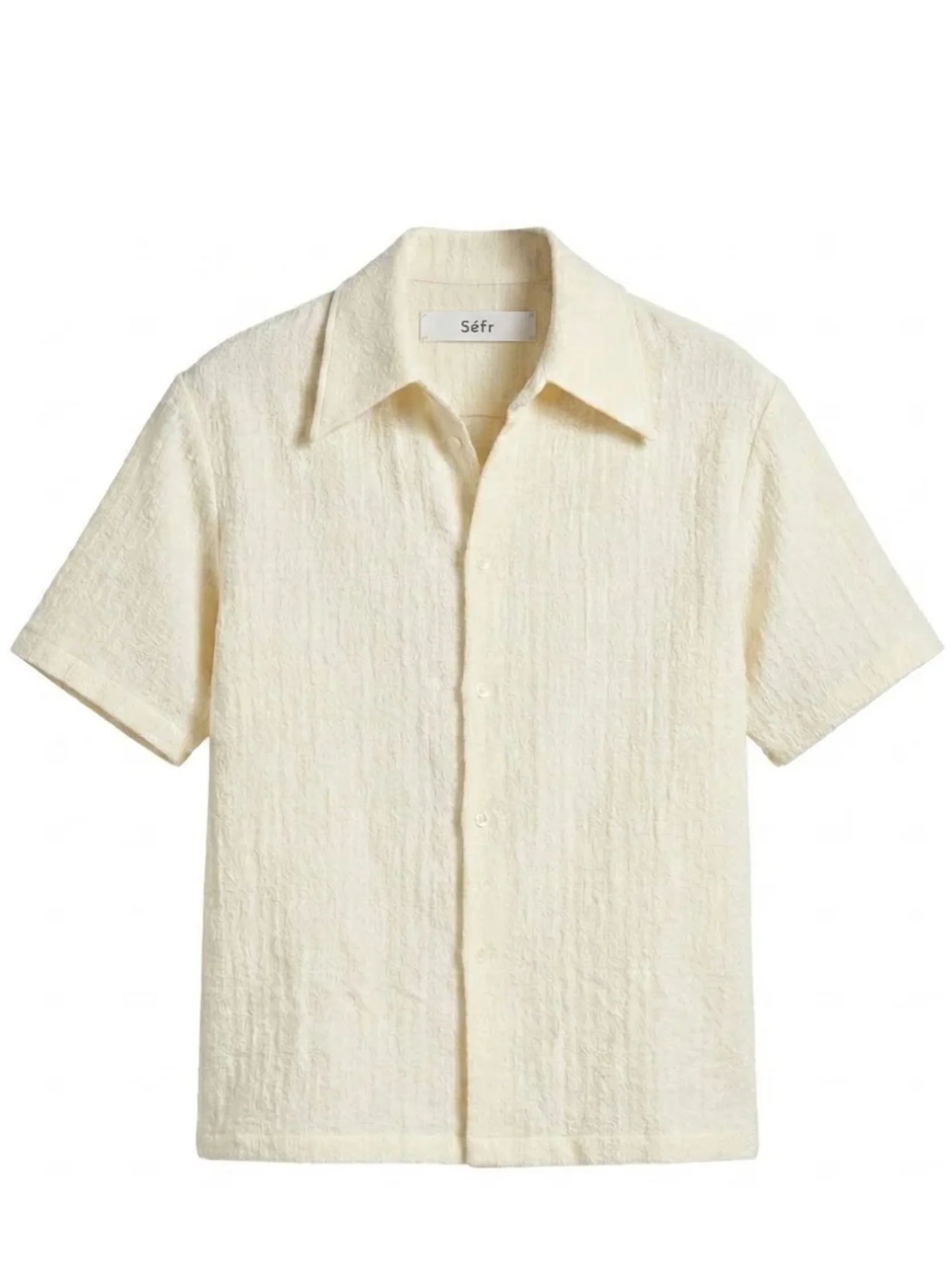 Sefr Men's Casual Mini Button-Up Shirt