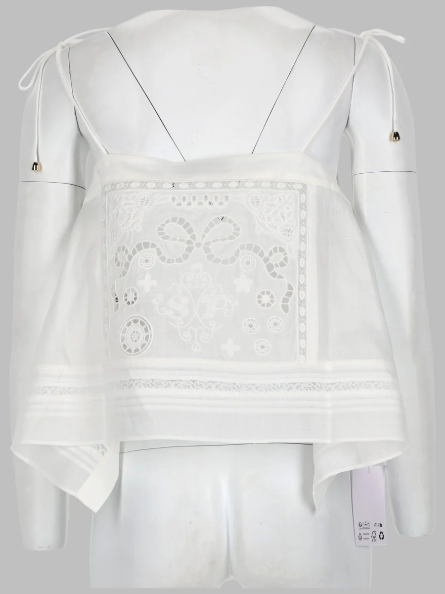 Self-portrait Elegant Raylon Women's Top for Spring/Summer 2026 - Image 2