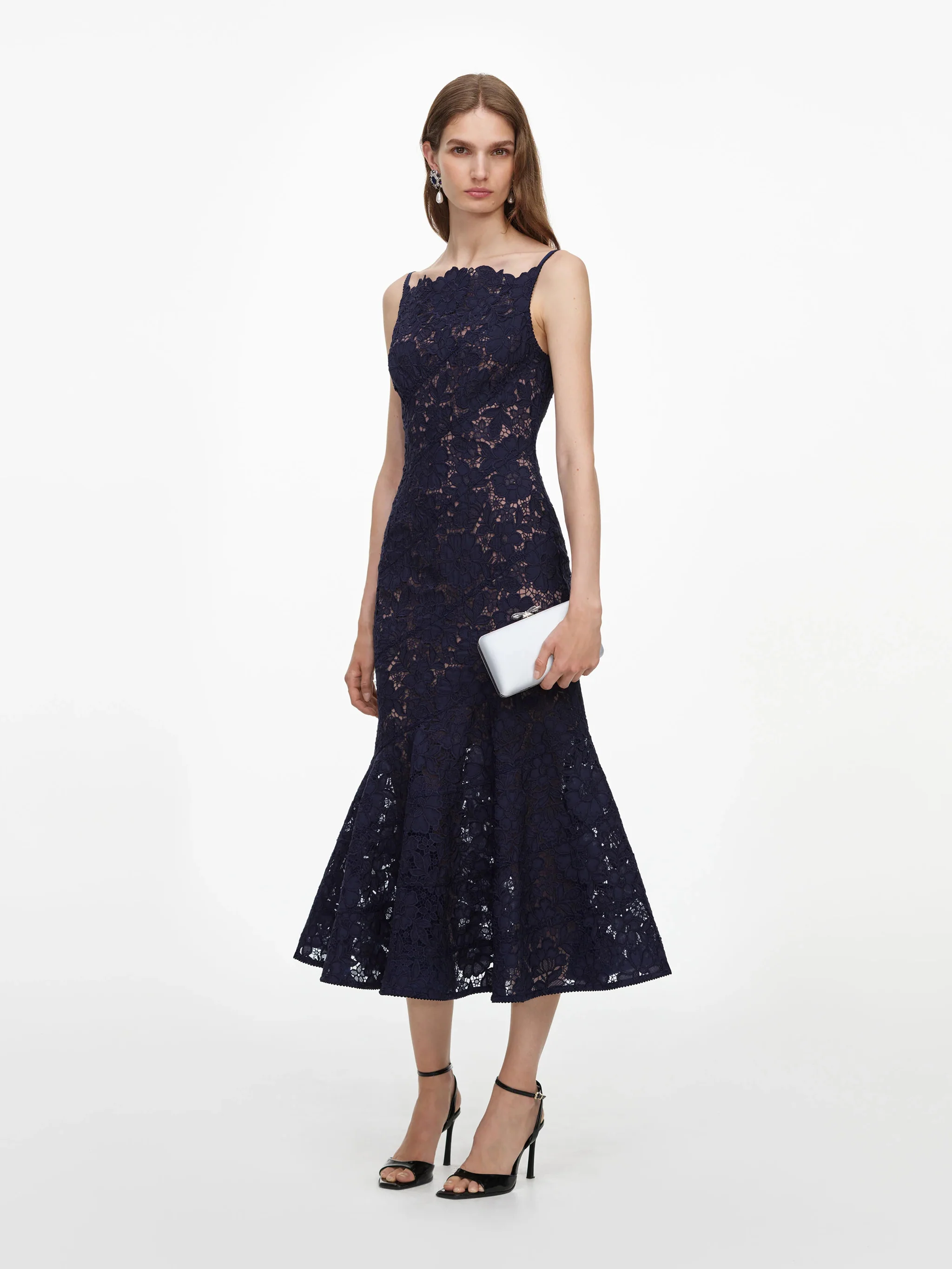 Self-Portrait Fully Lined Mini Dress with Hidden Back Zipper - Image 2
