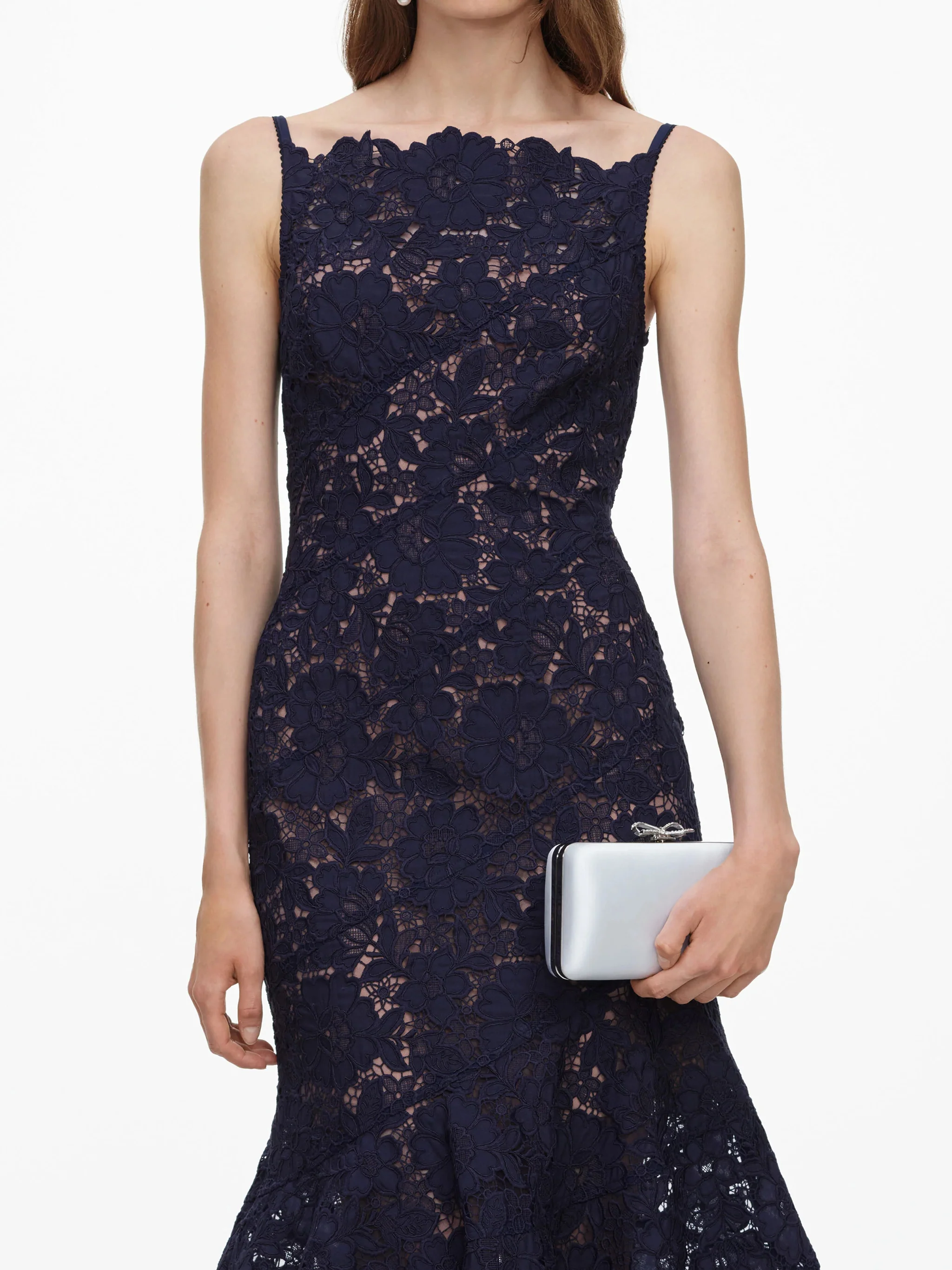 Self-Portrait Fully Lined Mini Dress with Hidden Back Zipper - Image 4