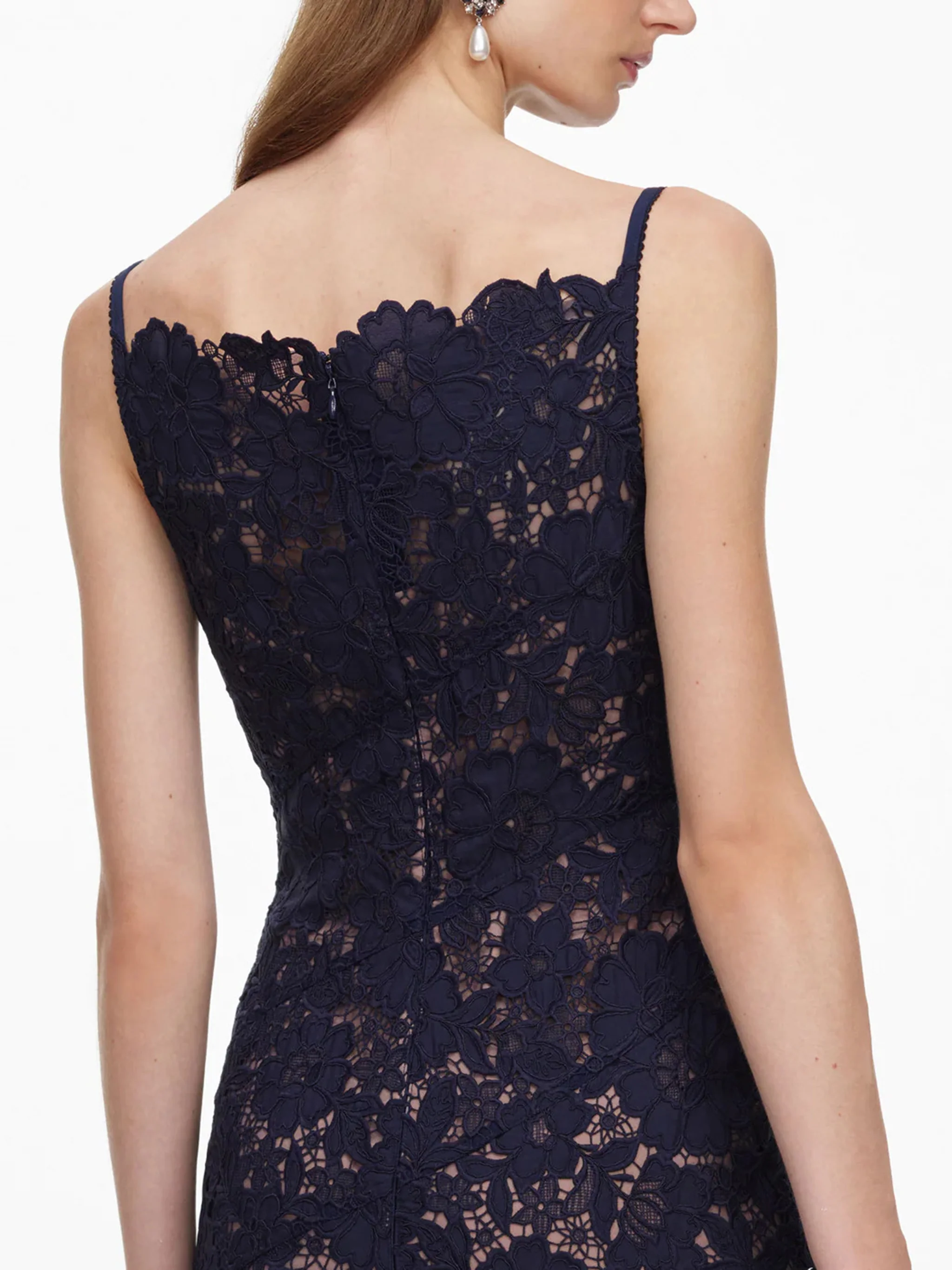 Self-Portrait Fully Lined Mini Dress with Hidden Back Zipper - Image 5
