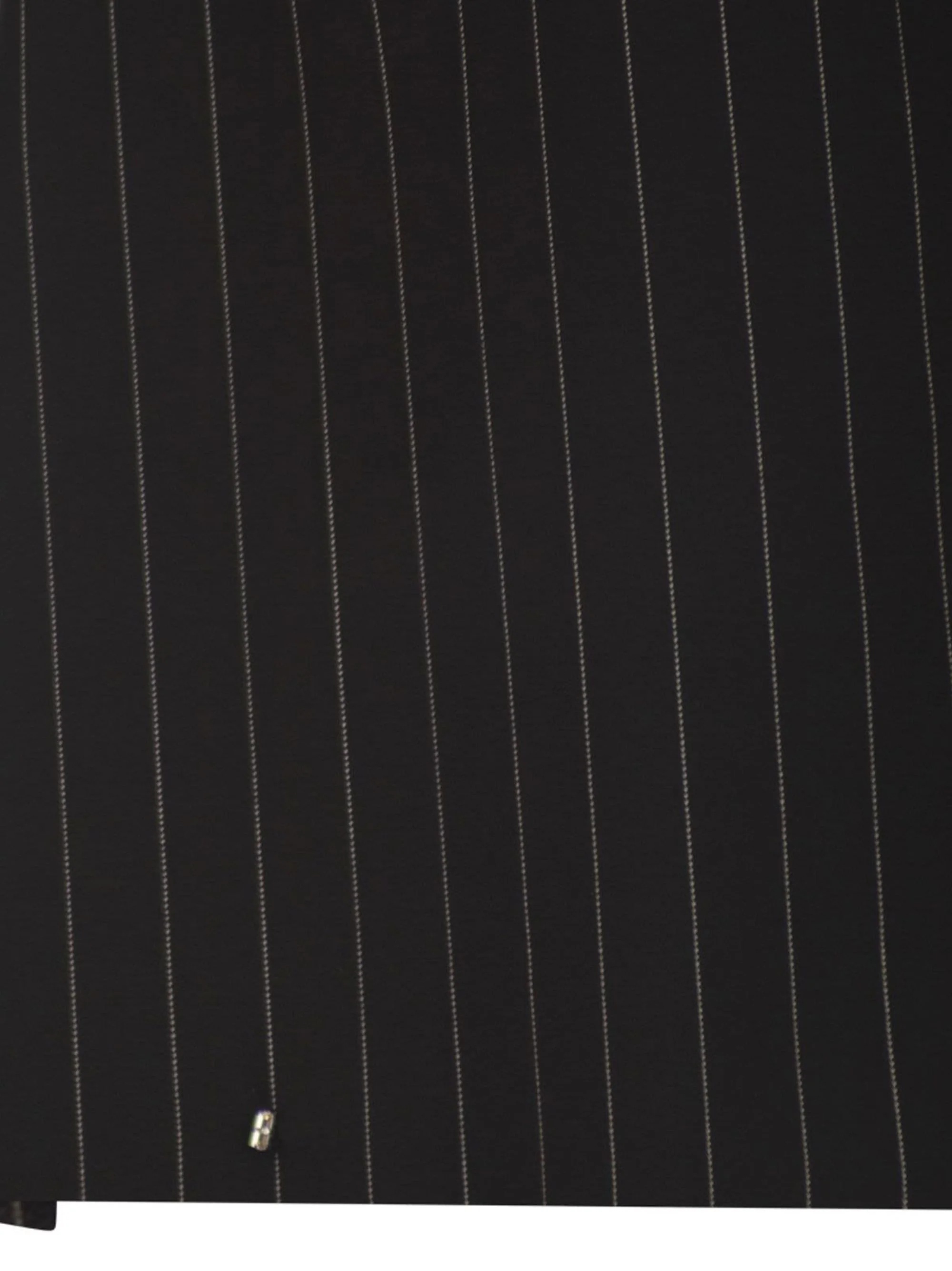 Sportmax Chic Pinstripe Mini Skirt with Double Wrap Construction - Image 3