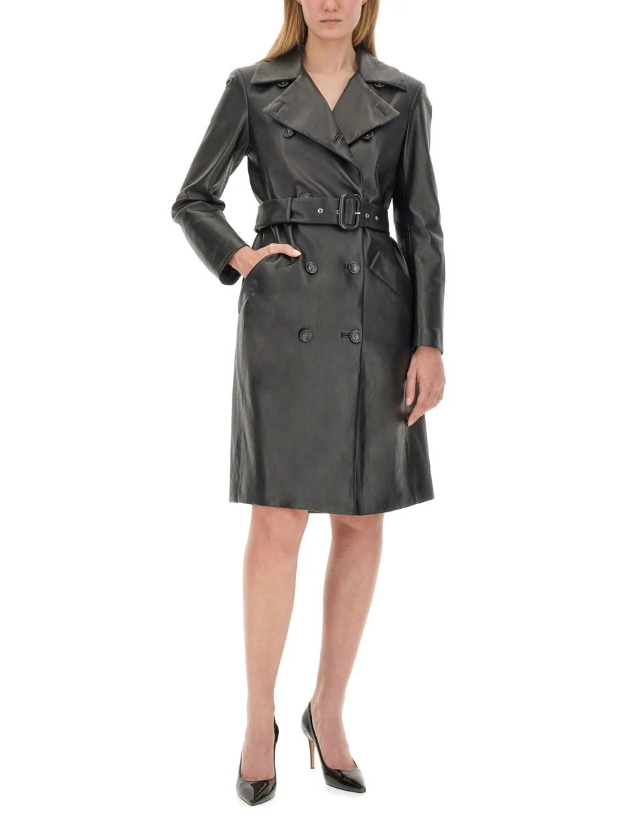 SPORTMAX Leather Carousel Jacket - Image 2