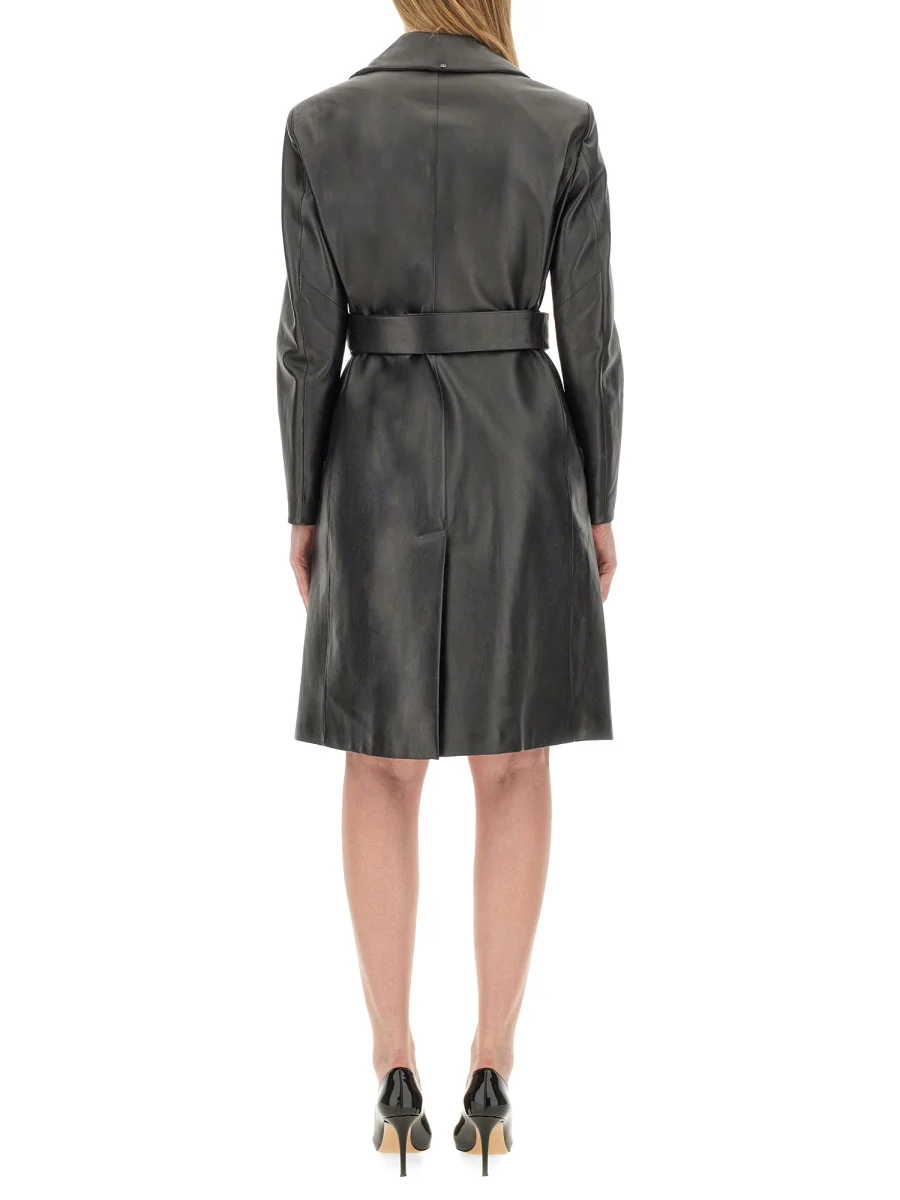 SPORTMAX Leather Carousel Jacket - Image 3