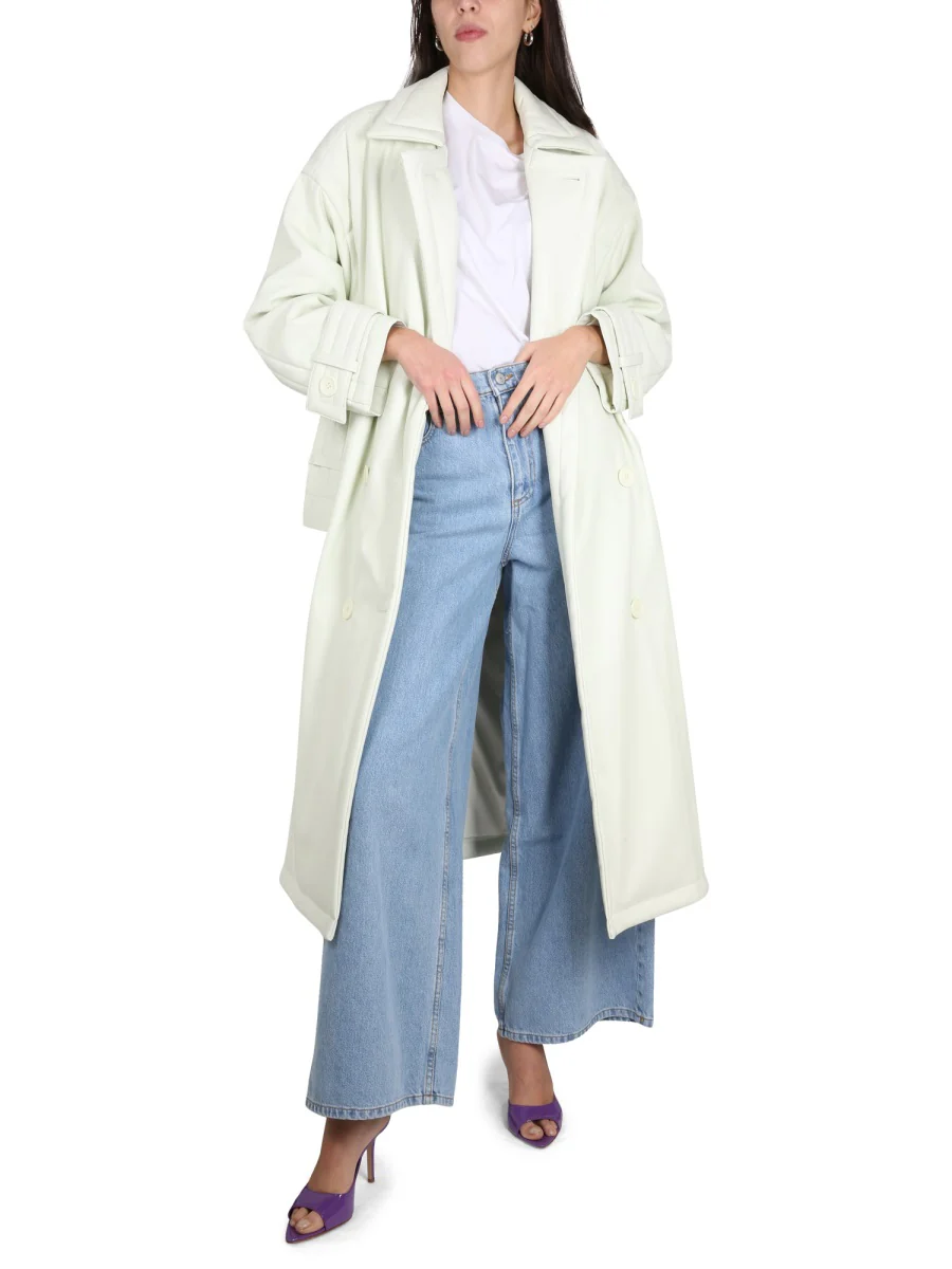 STAND Emily Double-breasted Belted Trench Coat - Image 2
