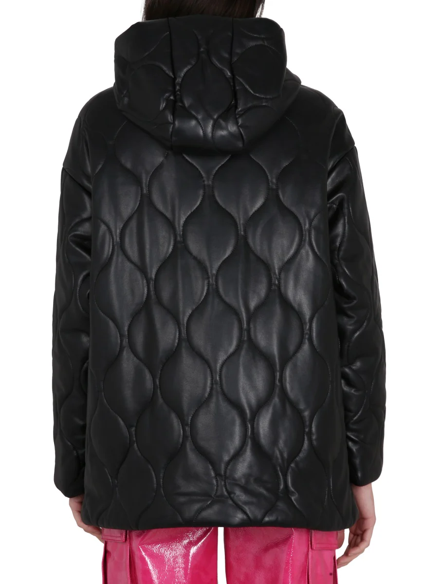 STAND Everlee Quilted Faux-leather Jacket - Image 3
