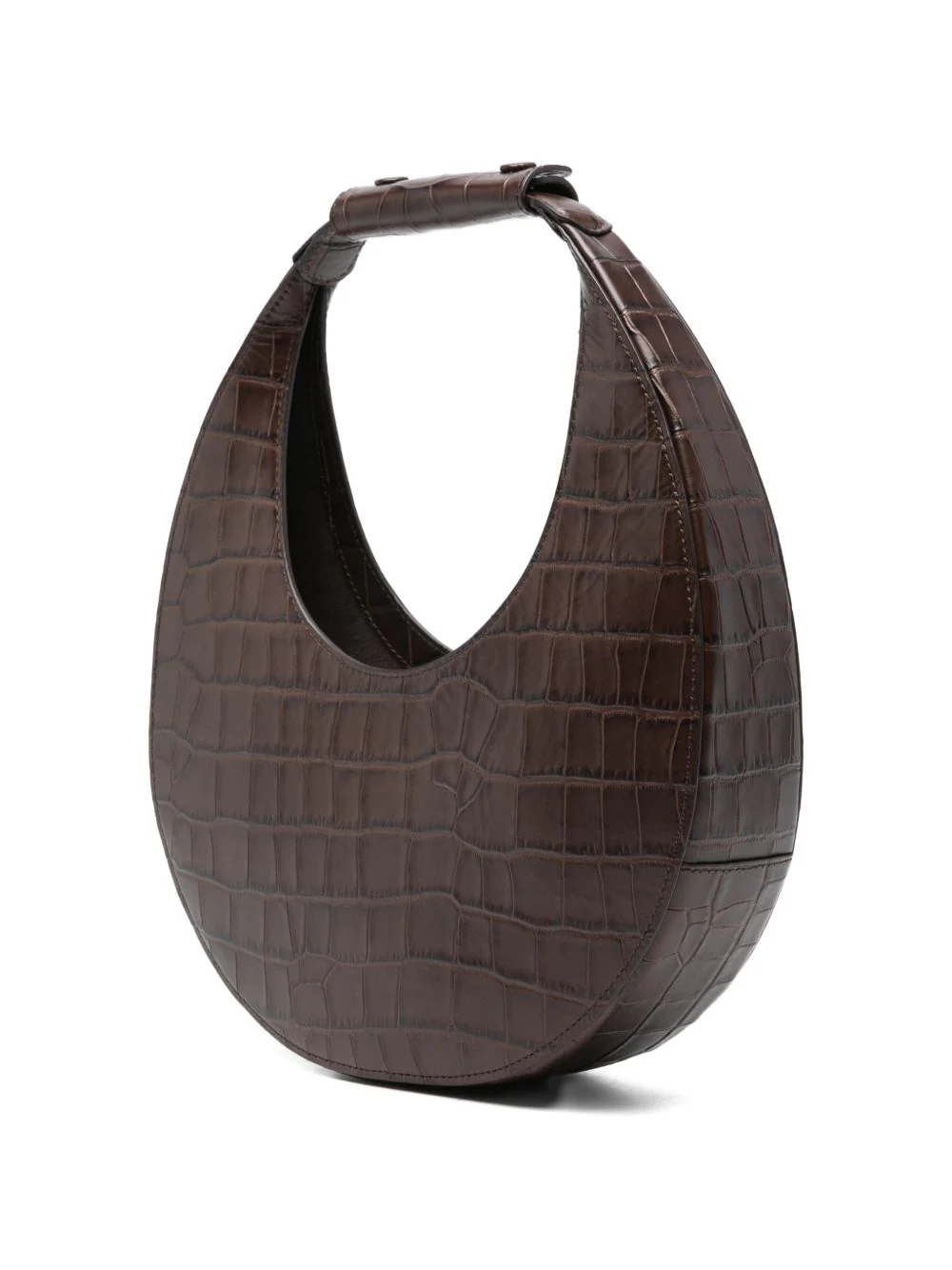 Staud Embossed Top Handle Handbag with Protective Dust Cover - Image 4