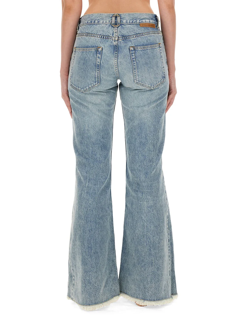 STELLA McCARTNEY Clasp-Embellished Low-Rise Flared Jeans - Image 3