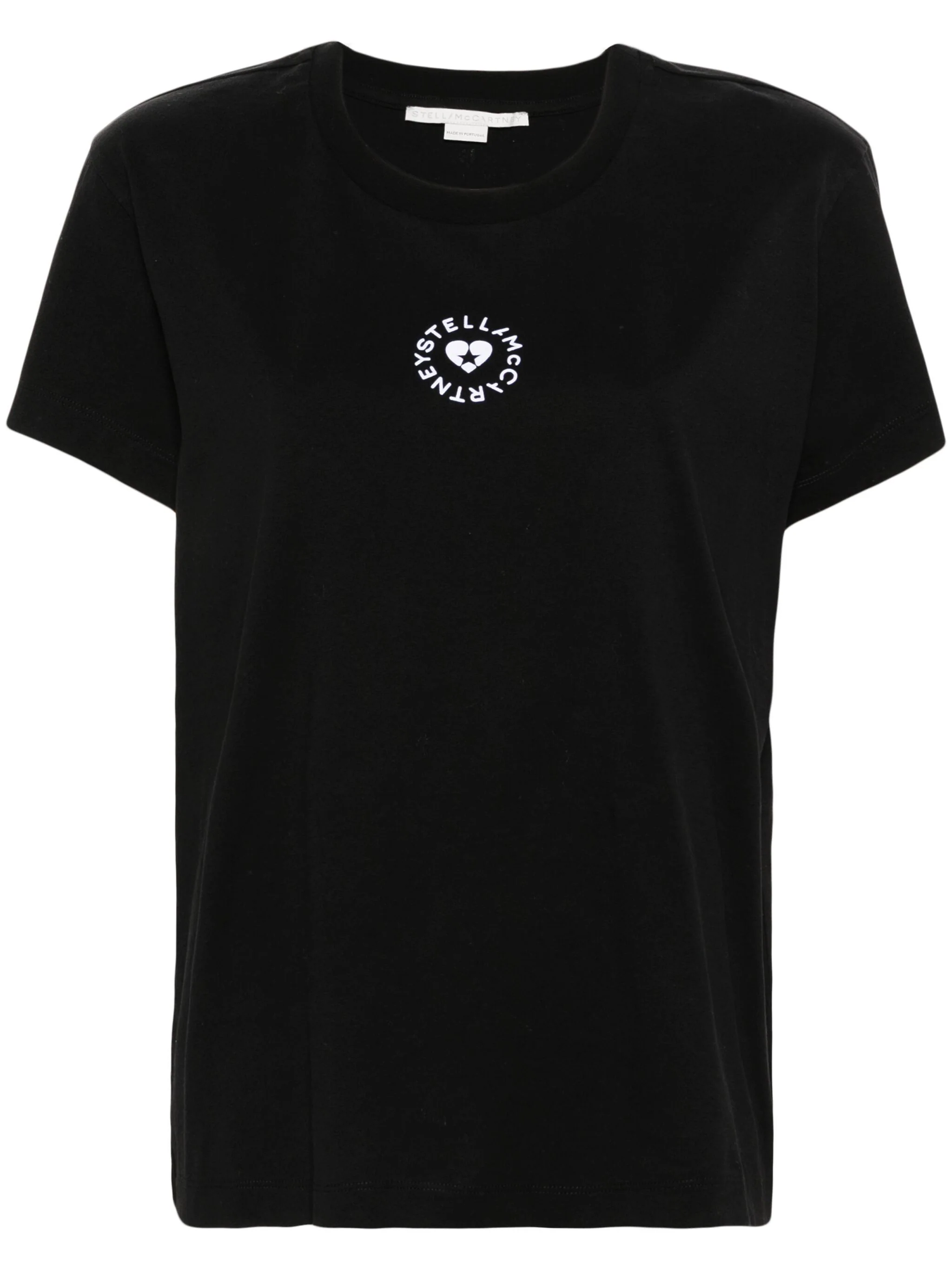 STELLA McCARTNEY Cotton T-shirt with Circular Logo