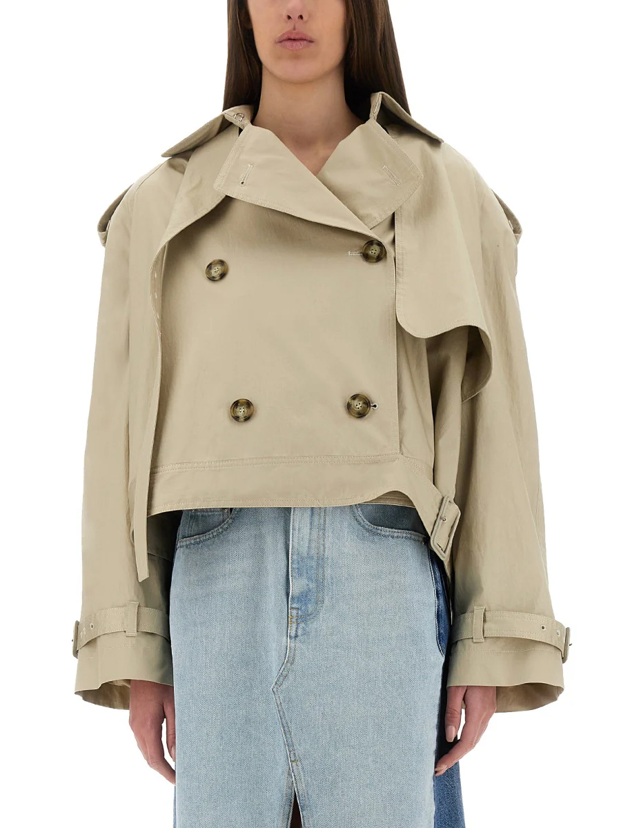 STELLA MCCARTNEY Cotton Trench Coat