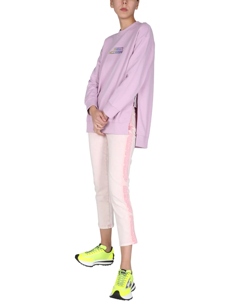 Stella Mccartney Crew Neck Sweatshirt with 3D Logo - Image 2