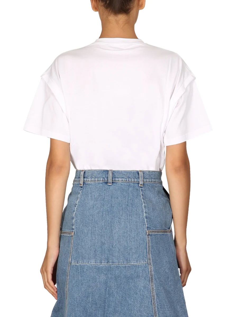 Stella Mccartney Crystal Logo T-Shirt - Image 7