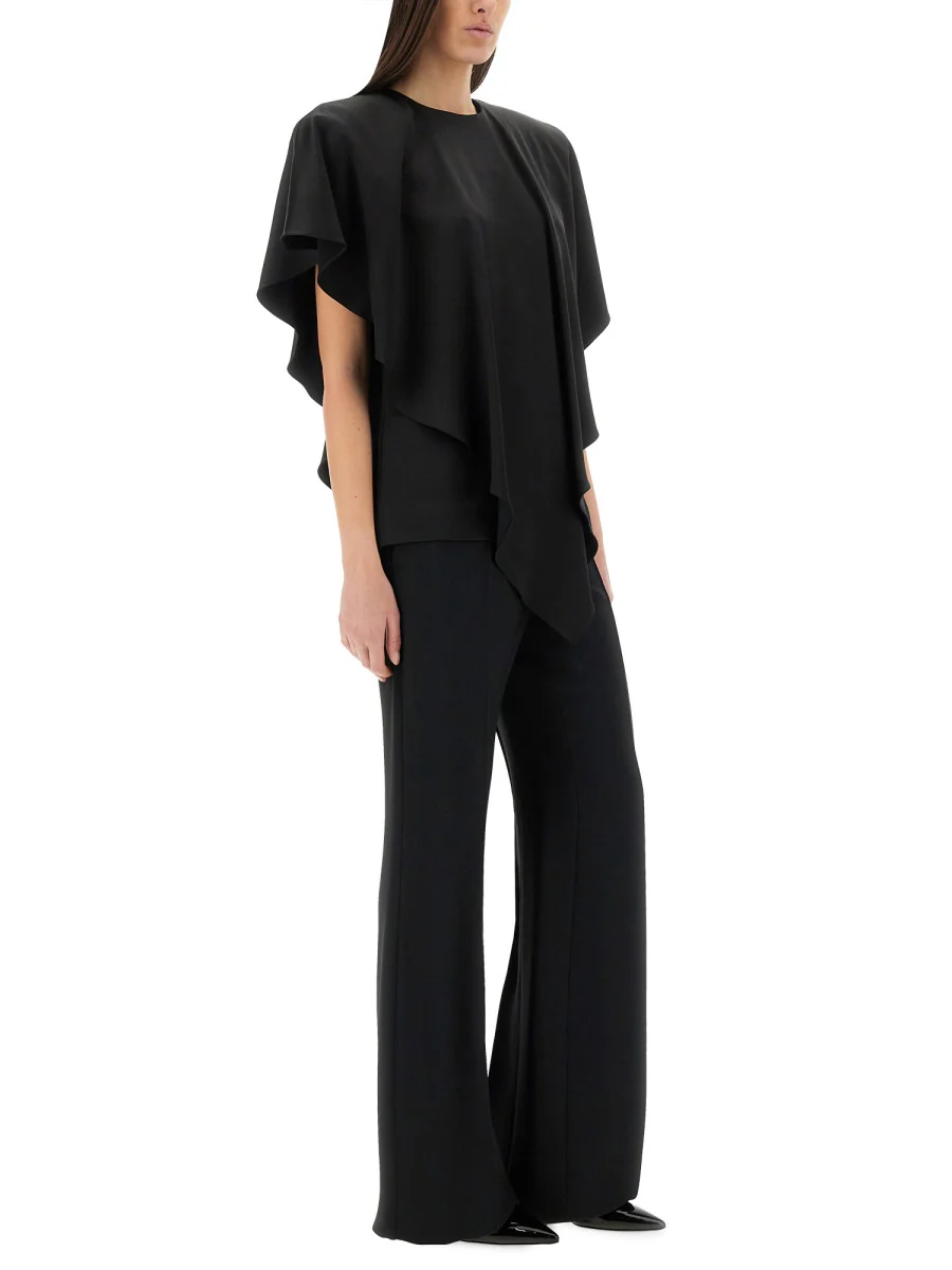 STELLA MCCARTNEY Draped Satin Top - Image 6