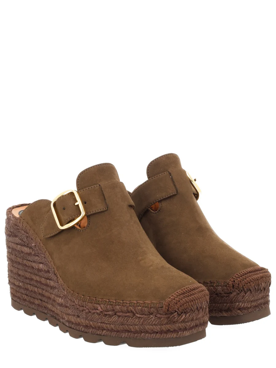 STELLA McCARTNEY Gaia Suede Clogs - Image 2