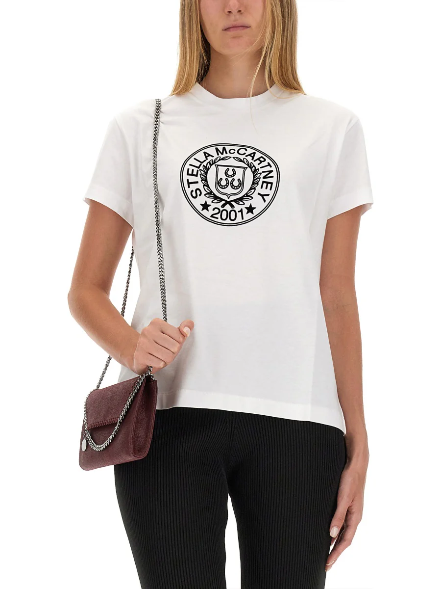 STELLA McCARTNEY Logo-print Cotton T-shirt - Image 4