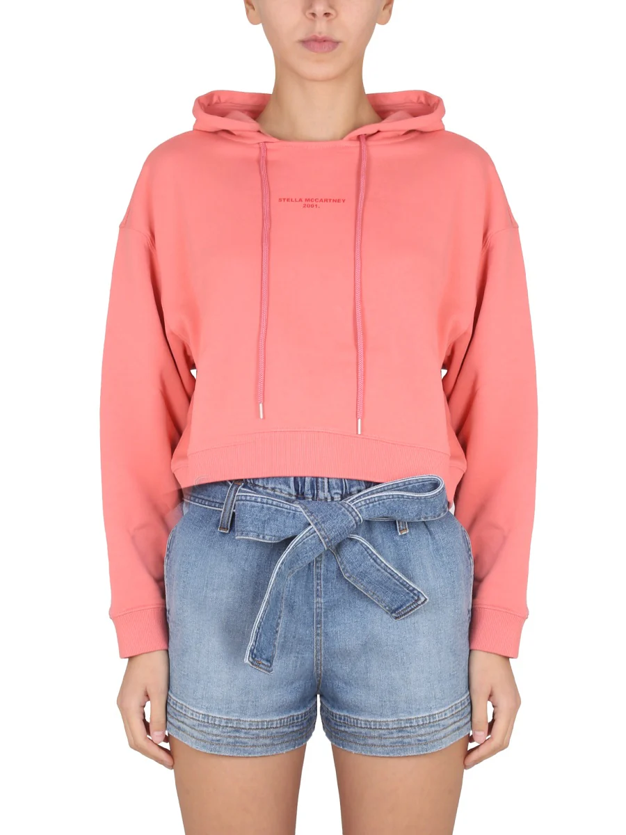 STELLA McCARTNEY Logo-print Drawstring Hoodie