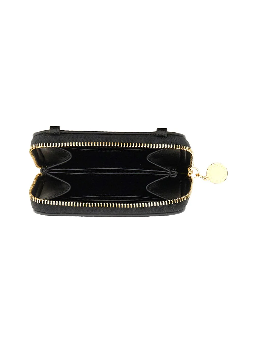 STELLA McCARTNEY Logo-Print Zip-Around Wallet with Shoulder Strap - Image 3