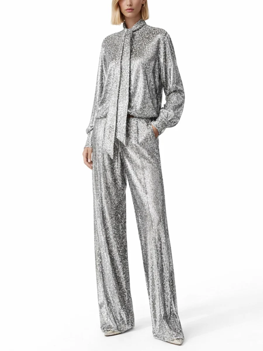 STELLA McCARTNEY Pants in "fil Coupé" - Image 5