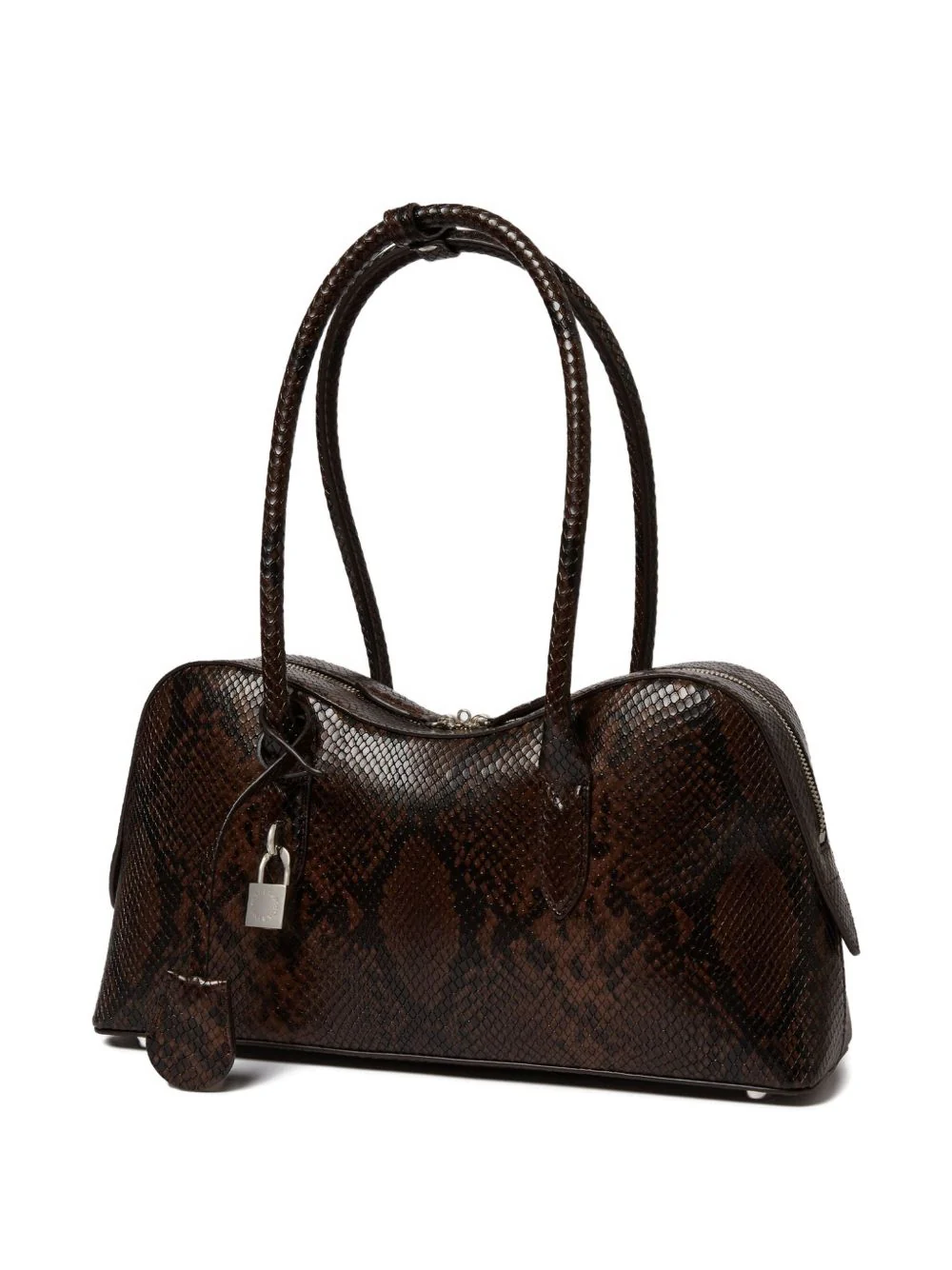 STELLA McCARTNEY Ryder Medium Bag in Eco Micely Snake Alter Mat - Image 5