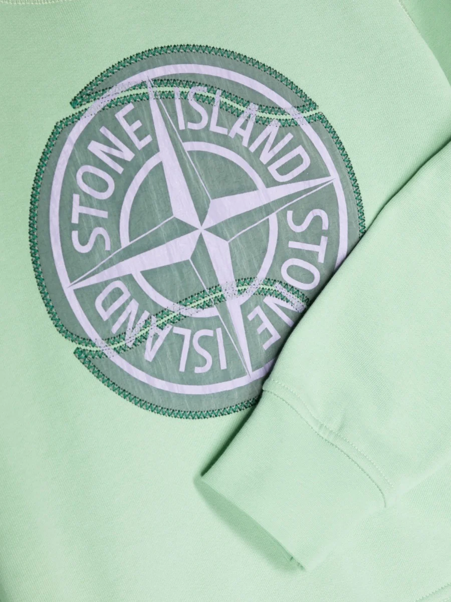 Stone Island Boys' Mini Hoodie Sweatshirt - Image 3