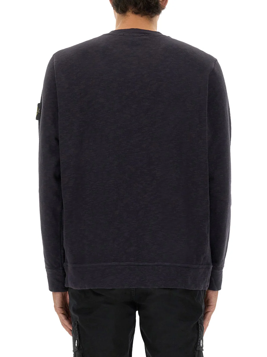 STONE ISLAND Cotton Sweatshirt - Image 3