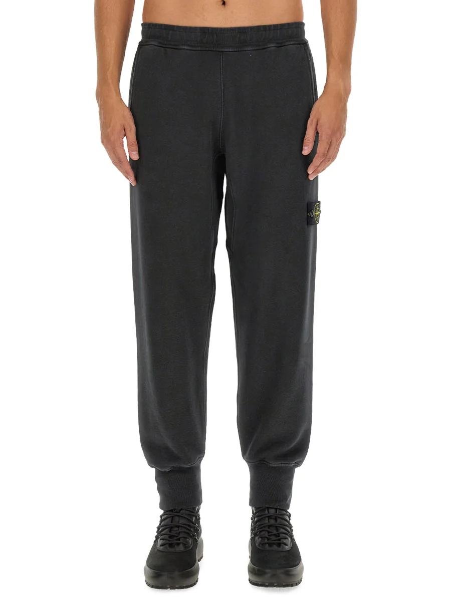STONE ISLAND Garment-Dyed Sweatpants