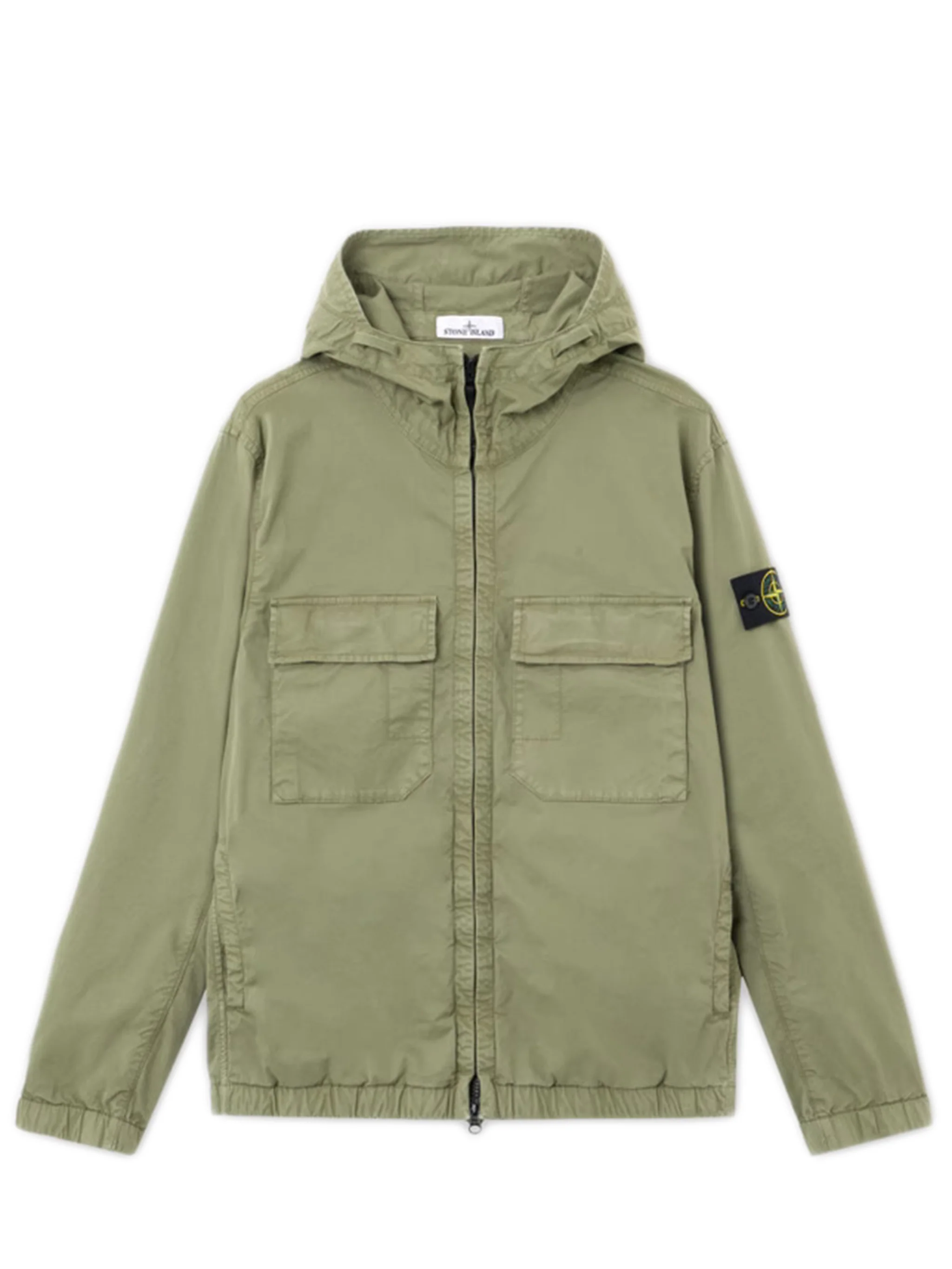 Stone Island Hooded Jacket with Reinforced Drawstring - Size M