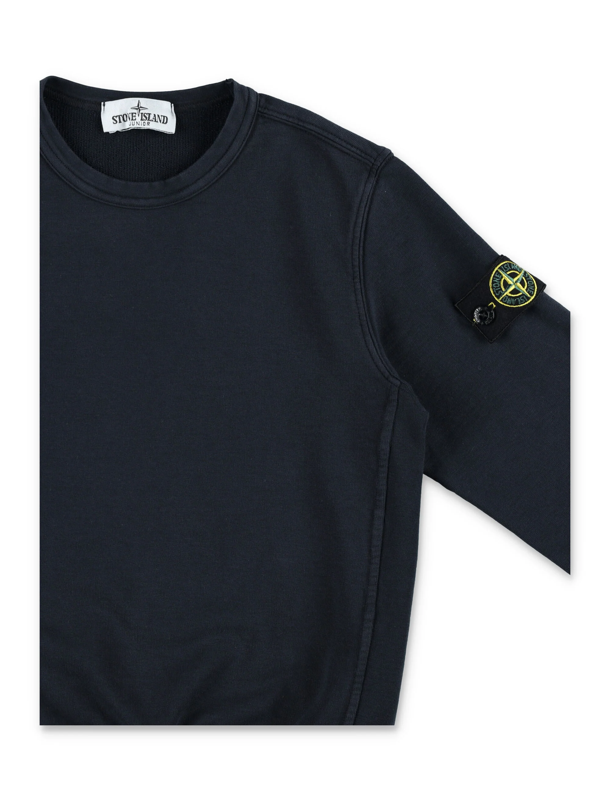 Stone Island Junior Basic Crewneck Sweatshirt for Boys - Image 2