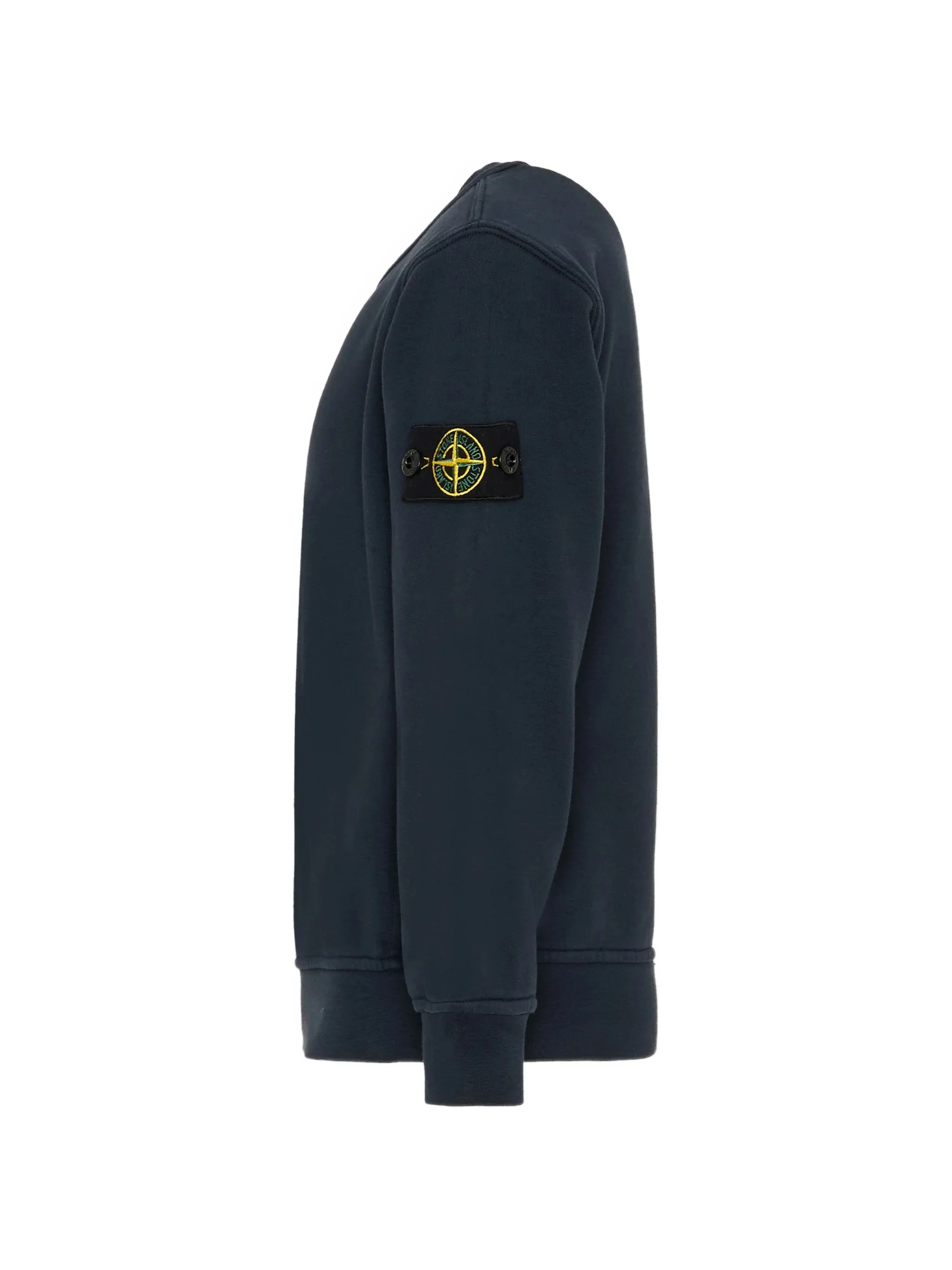 Stone Island Kids Mini Ribbed Neckline Sweater with Badge for Boys - Image 3
