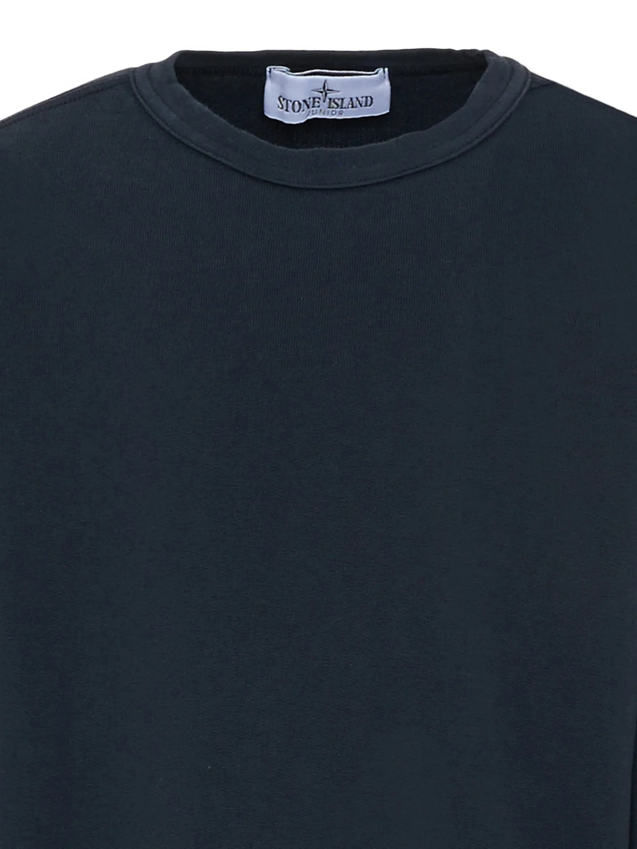 Stone Island Kids Mini Ribbed Neckline Sweater with Badge for Boys - Image 4