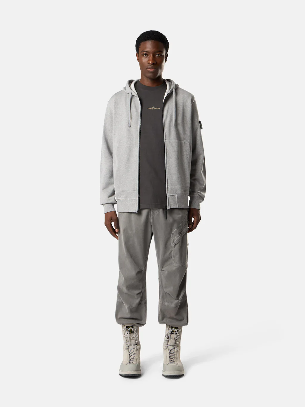 Stone Island Men’s 100% Cotton Crewneck Sweater - Image 2
