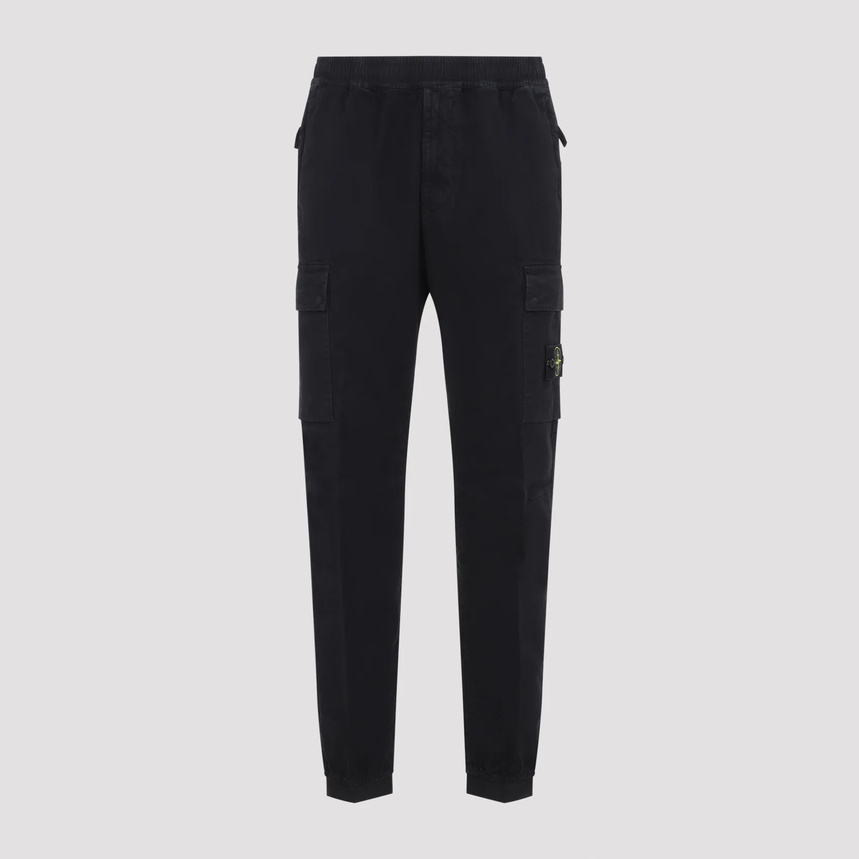 Stone Island Men's Regular Straight-Leg Cotton Trousers - Image 3