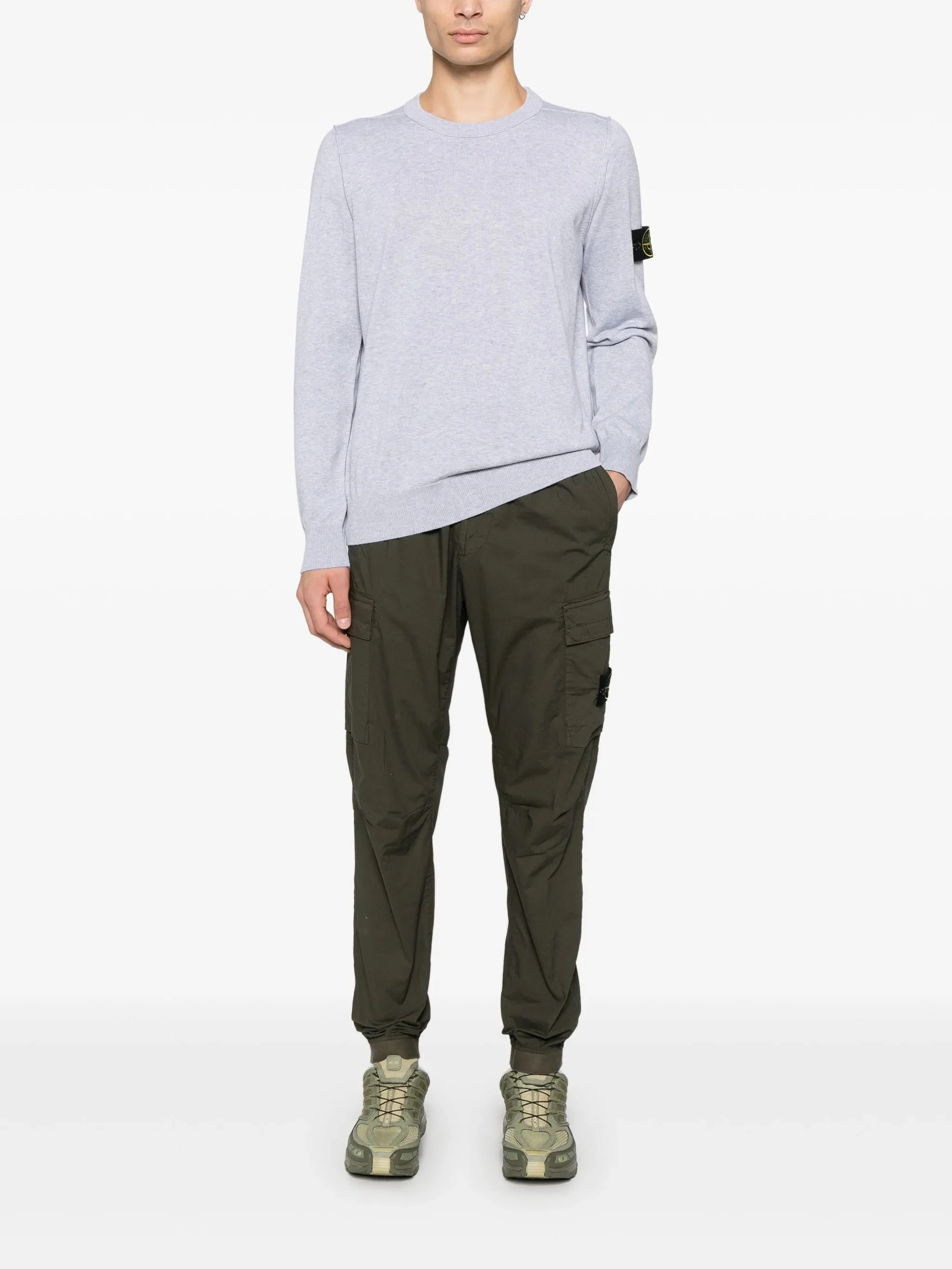 Stone Island Mini Ribbed Neckline Sweater in Size M - Image 2