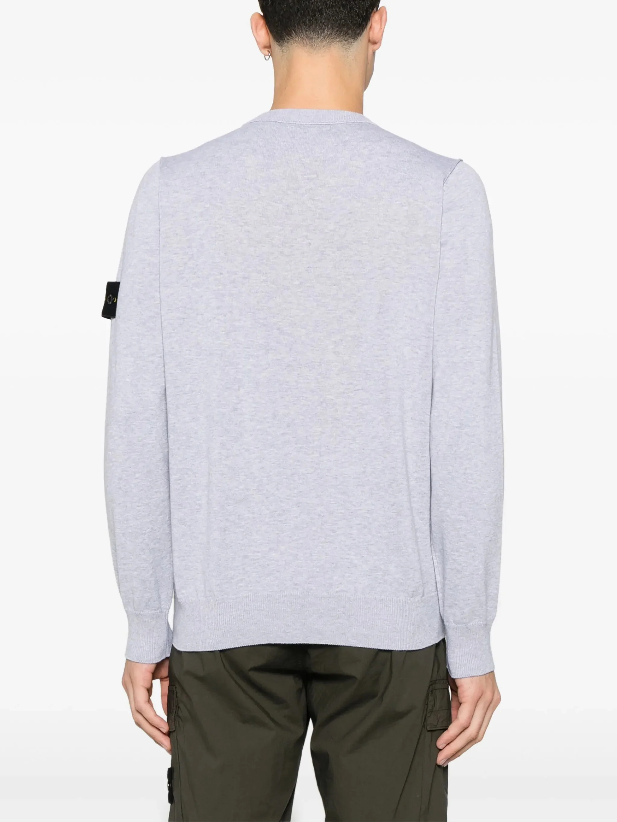 Stone Island Mini Ribbed Neckline Sweater in Size M - Image 4