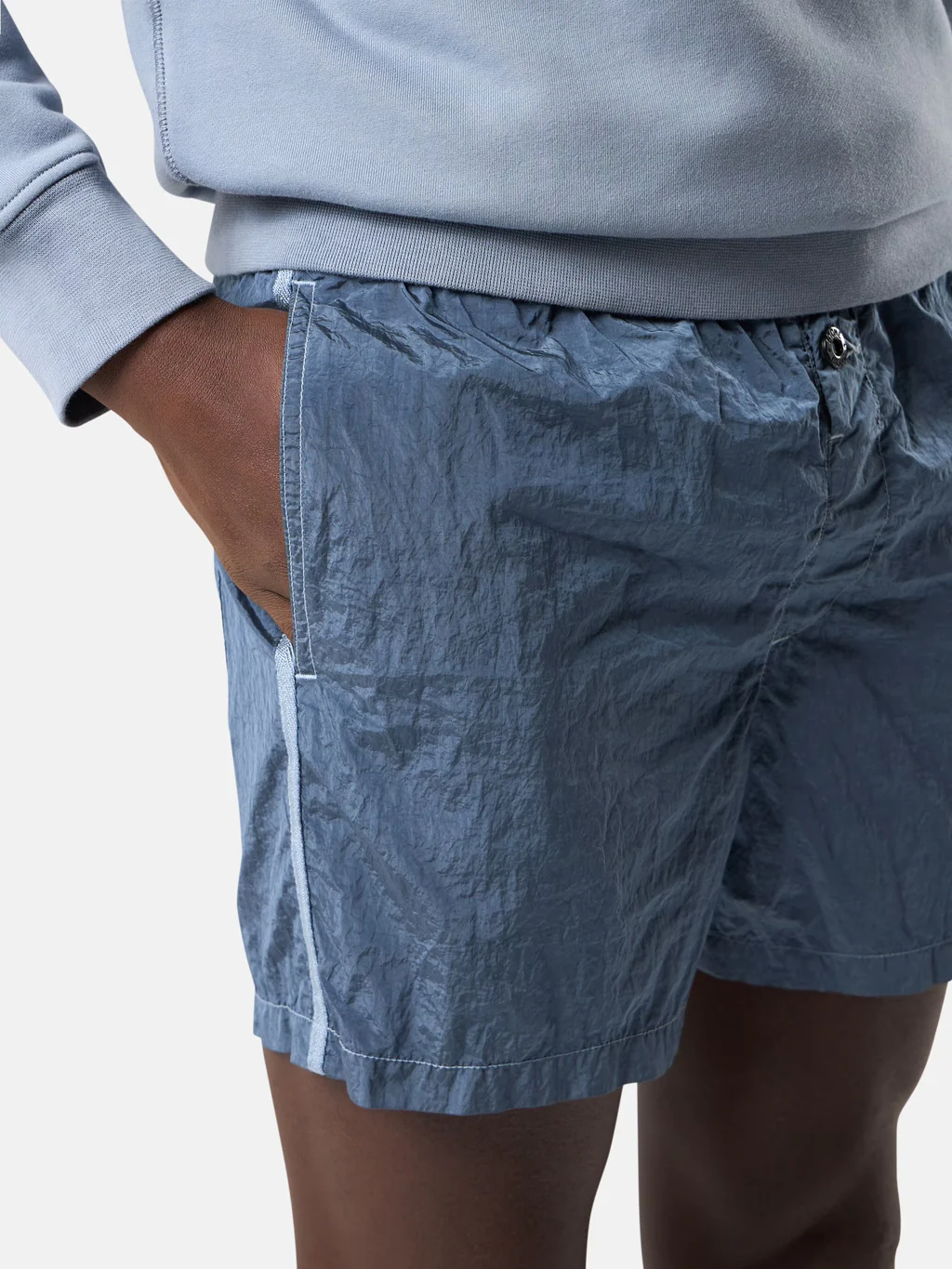 Stone Island Slim Fit Cargo Pants with Contrasting Stitching - Image 4