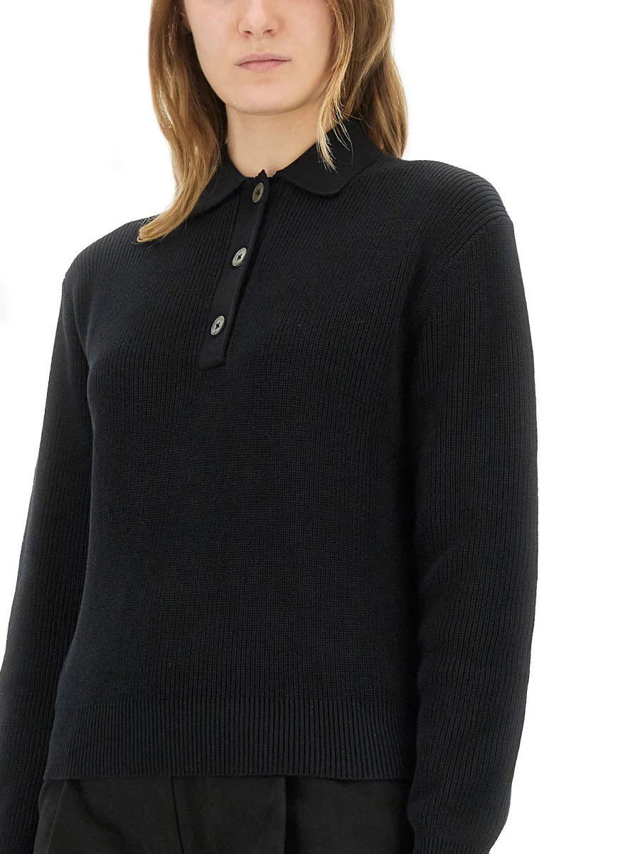 Studio Nicholson Chesapeake Knit Polo Shirt - Regular Fit - Image 4