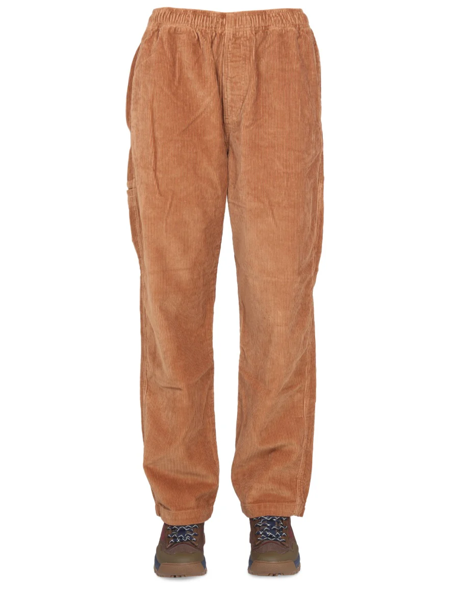 Stussy Unisex Mini Wale Pants with Elastic Waistband